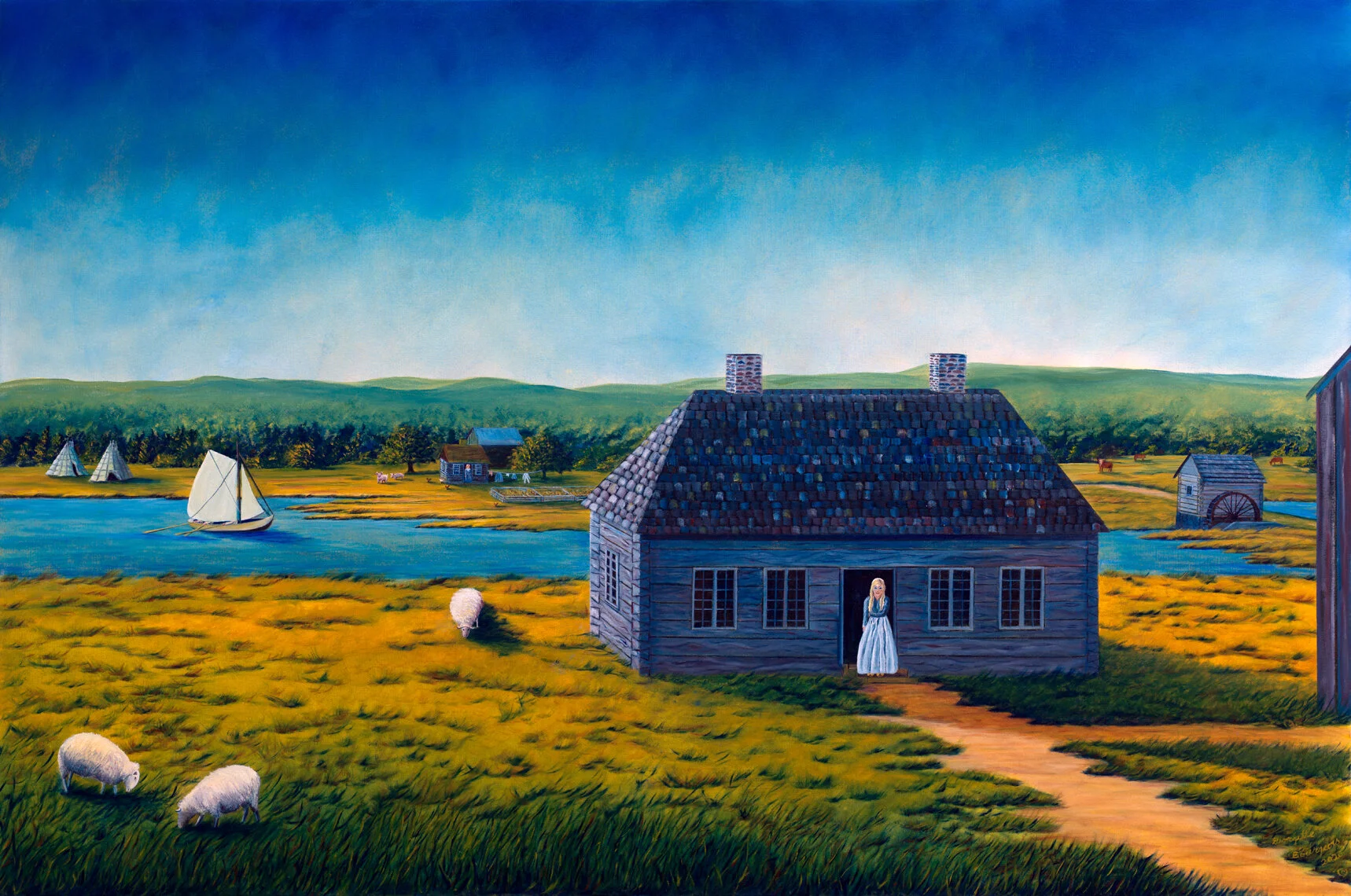 “Manoir du Seigneur” by Georgette Bourgeois, photo by Denis Duquette