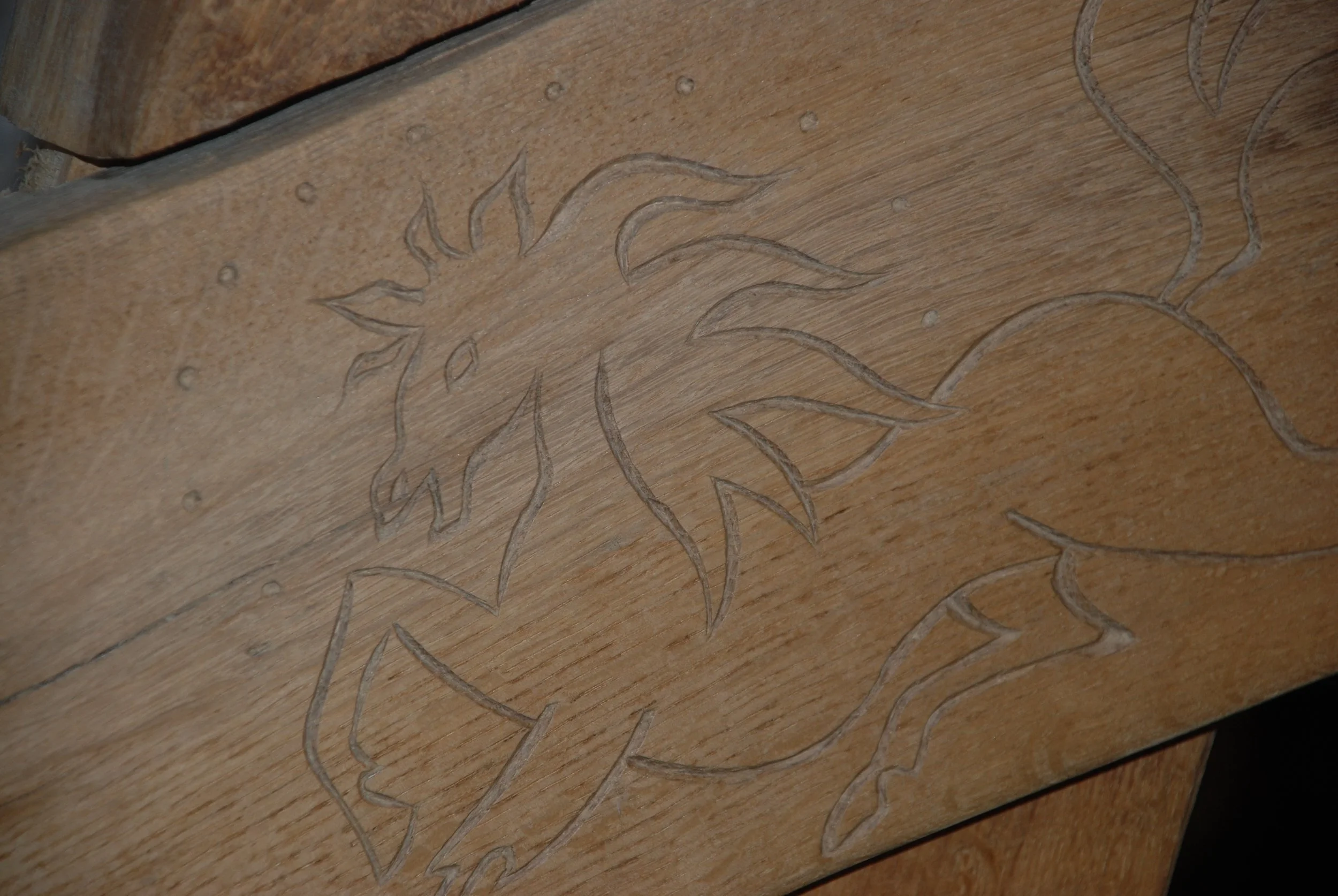 Collaborative Artist with green woodworker Colin Milburn