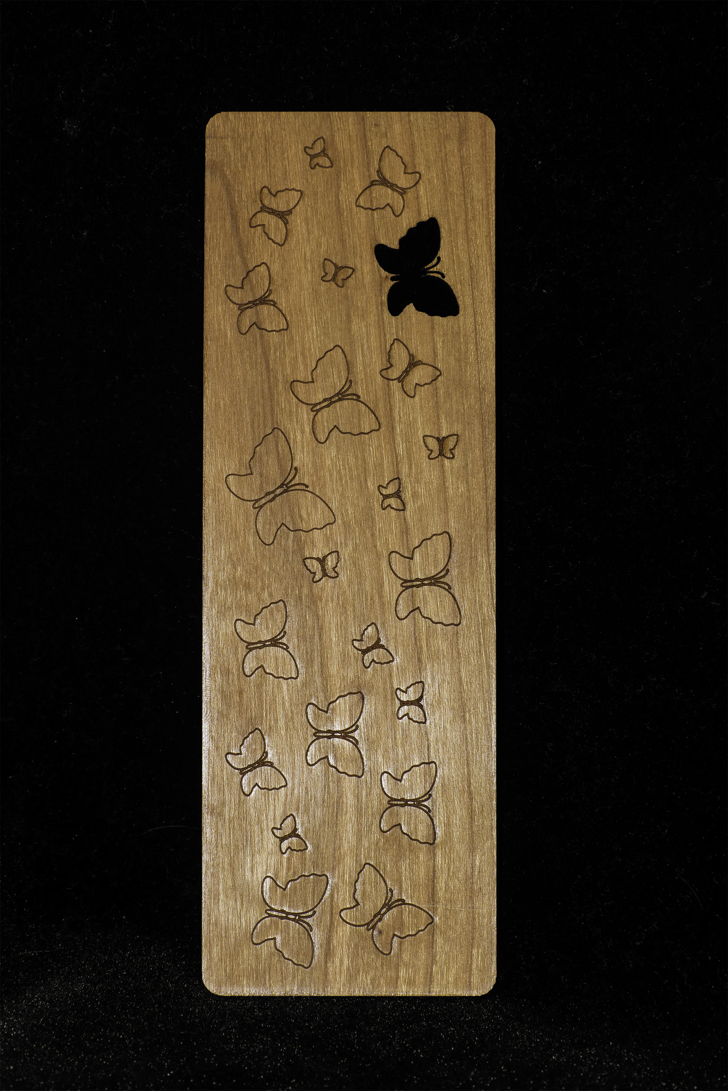Butterfly laser cut custom bookmark