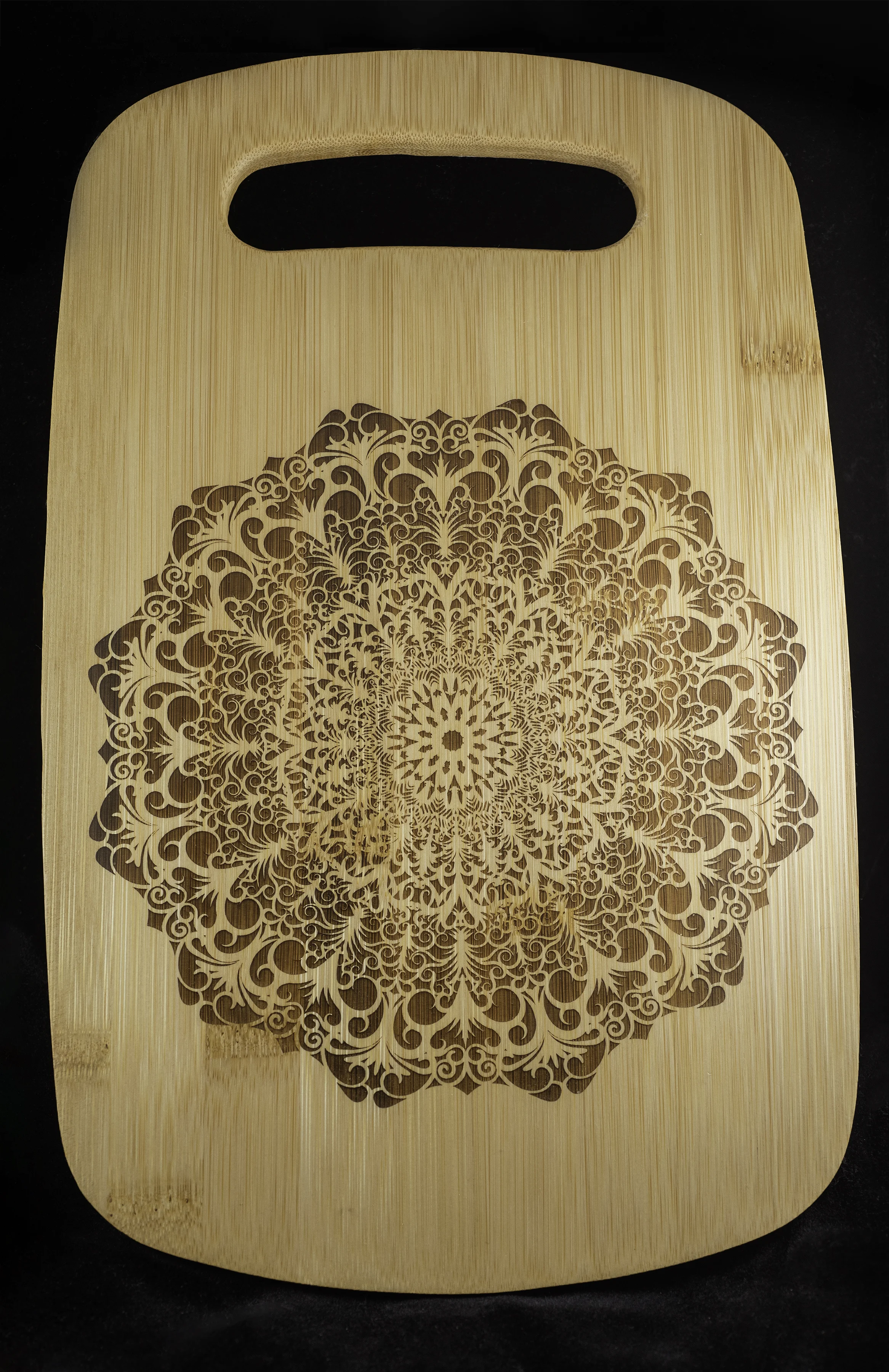 Floral Mandala Serving Board