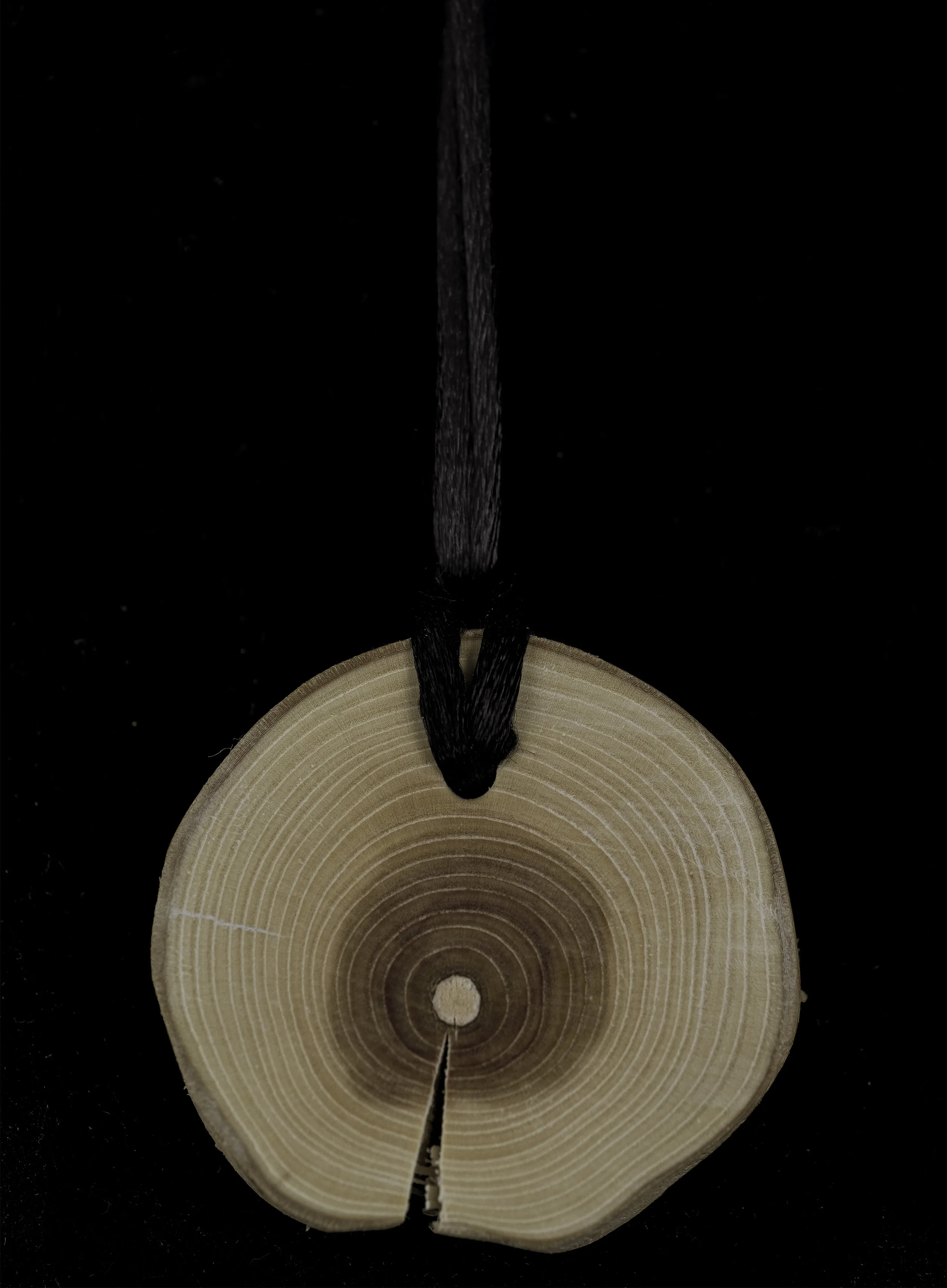 Reclaimed lilac wood necklace