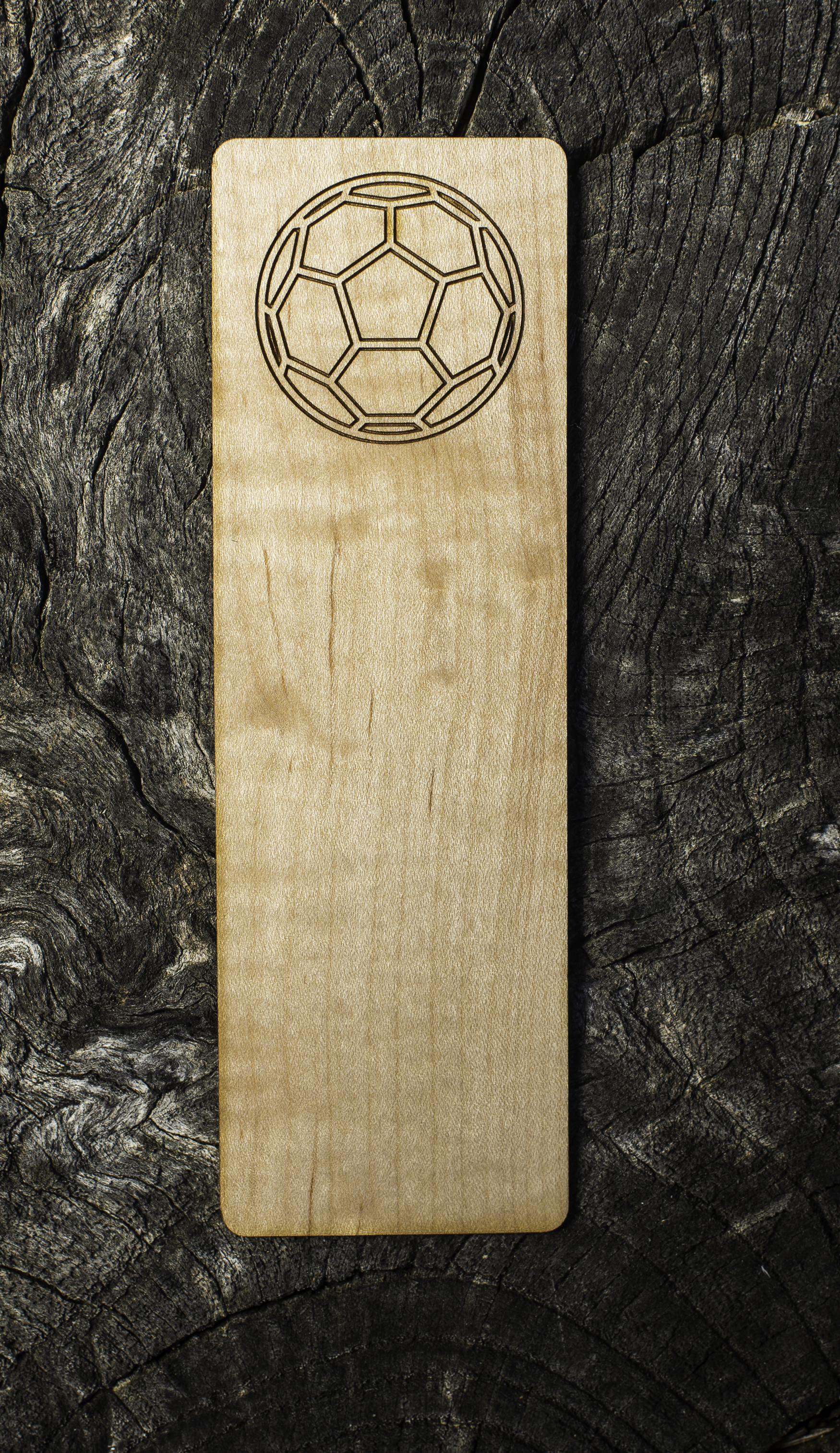 Custom Maple Soccer Bookmark