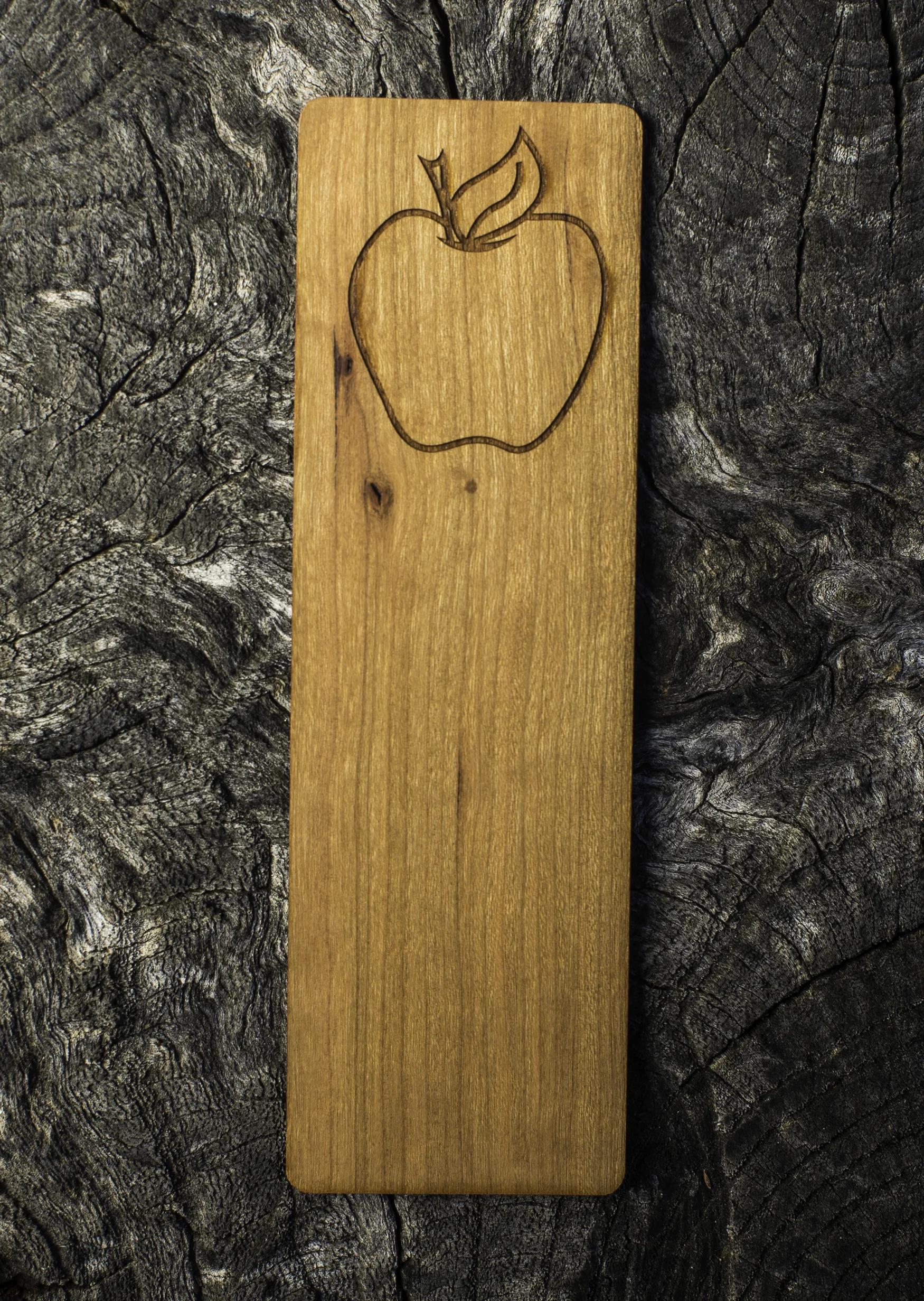 Custom teacher gift apple wood bookmark