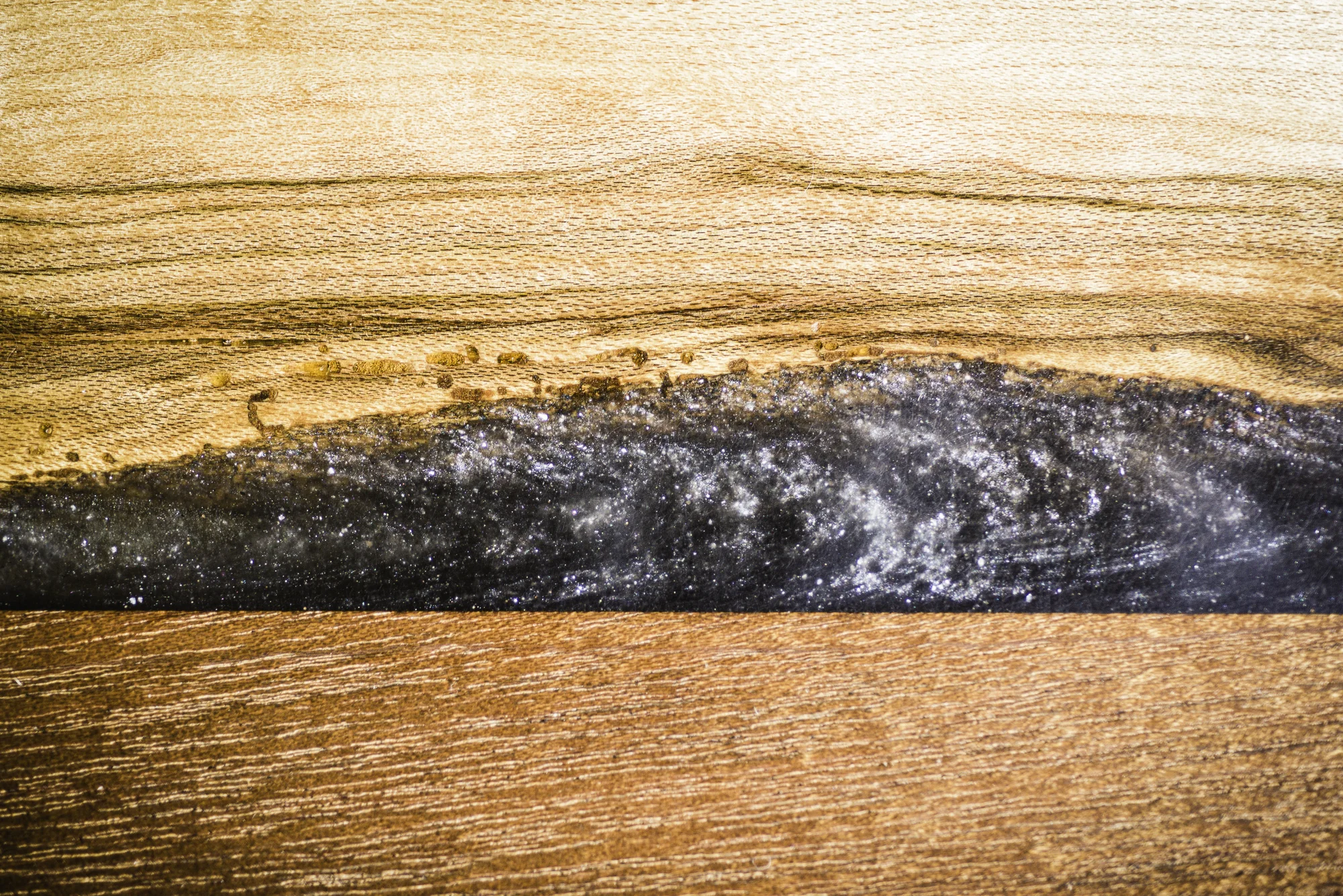 Custom woodworking spalted maple serving board