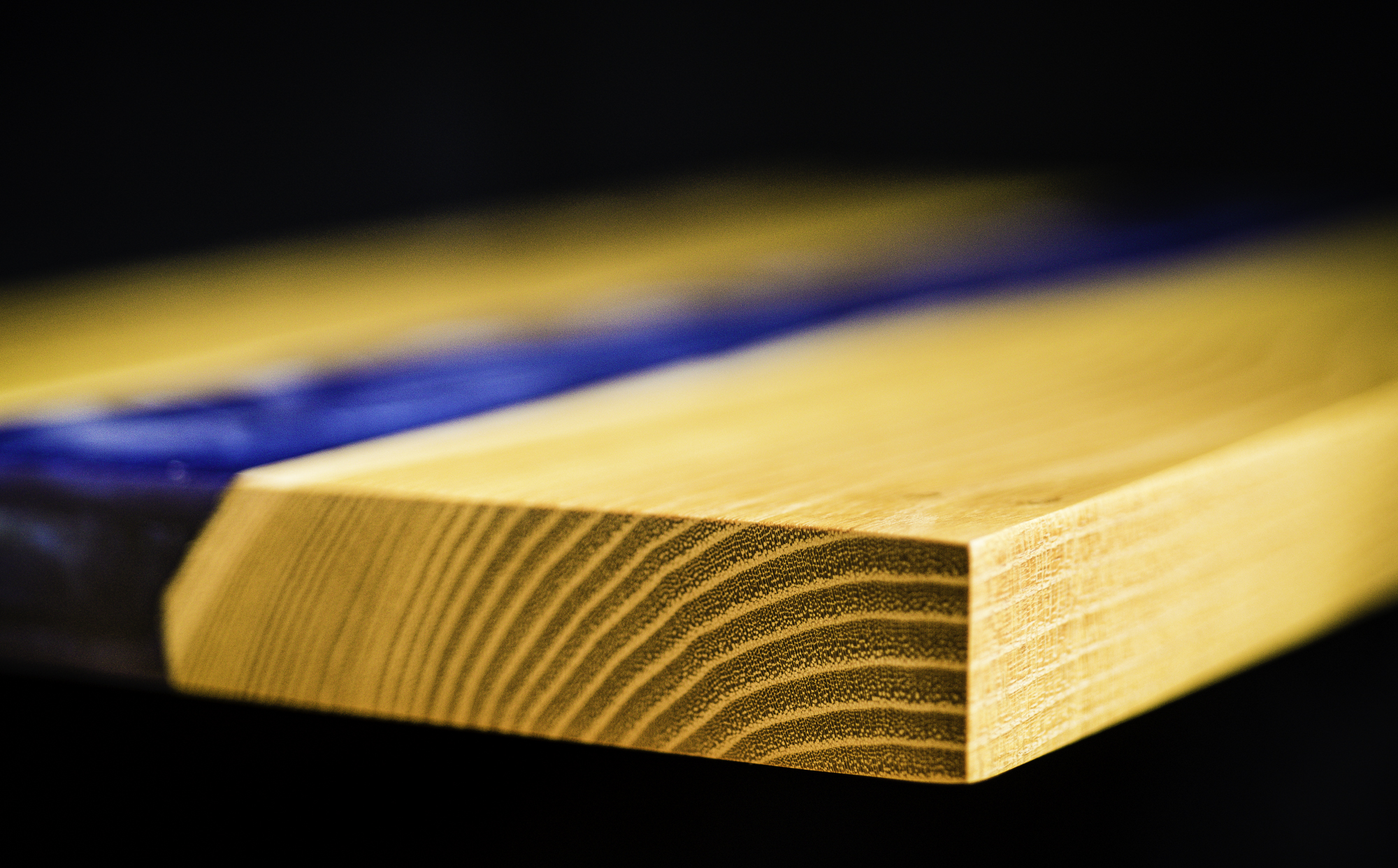 black locust wood grain detail