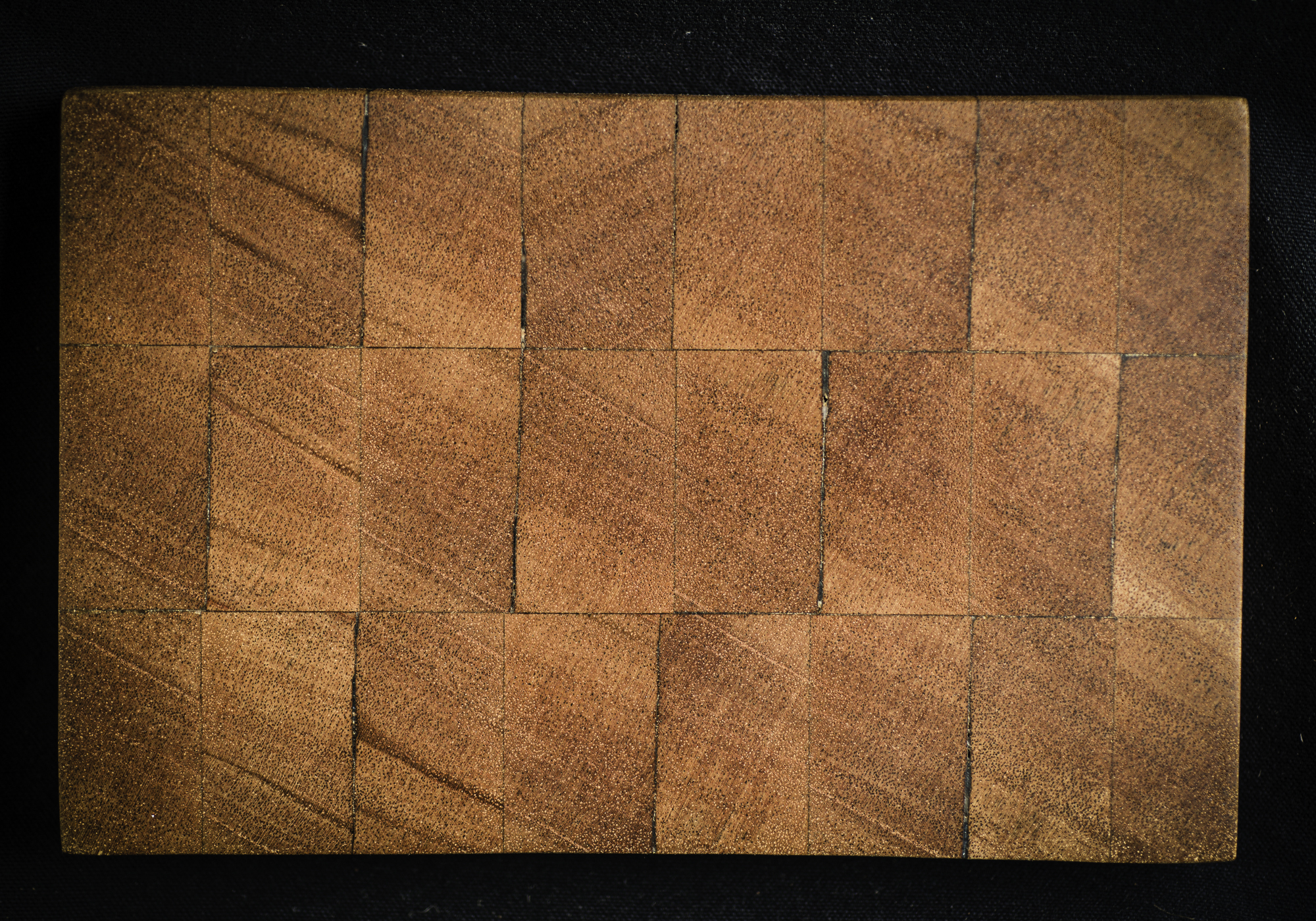 Mahogany end grain serving board