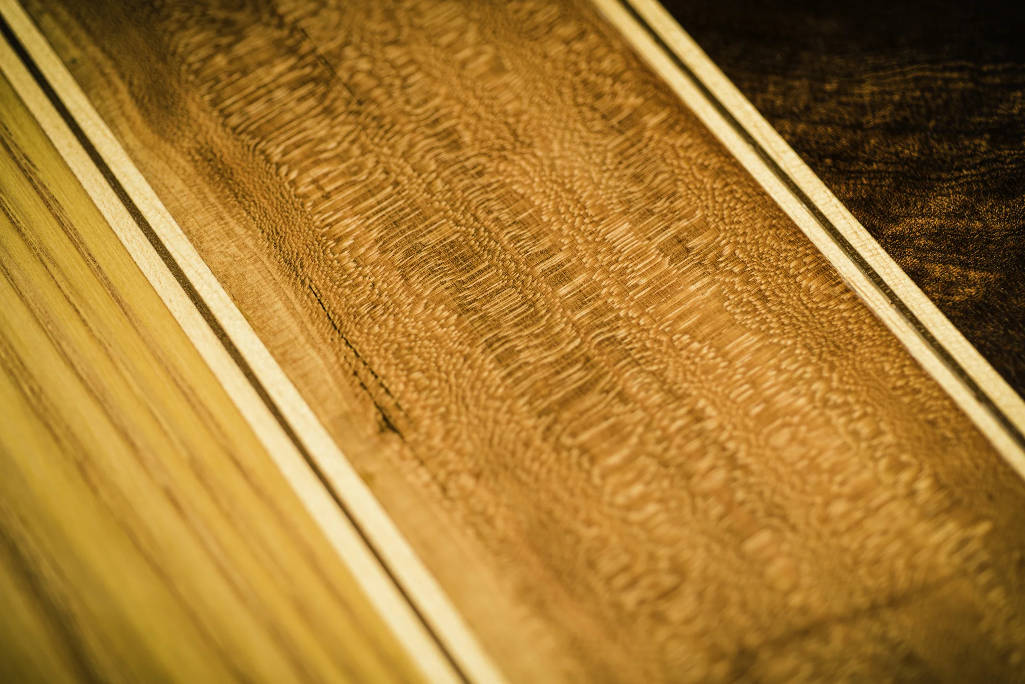 American Chestnut, Cherry, Sapele Serving Board