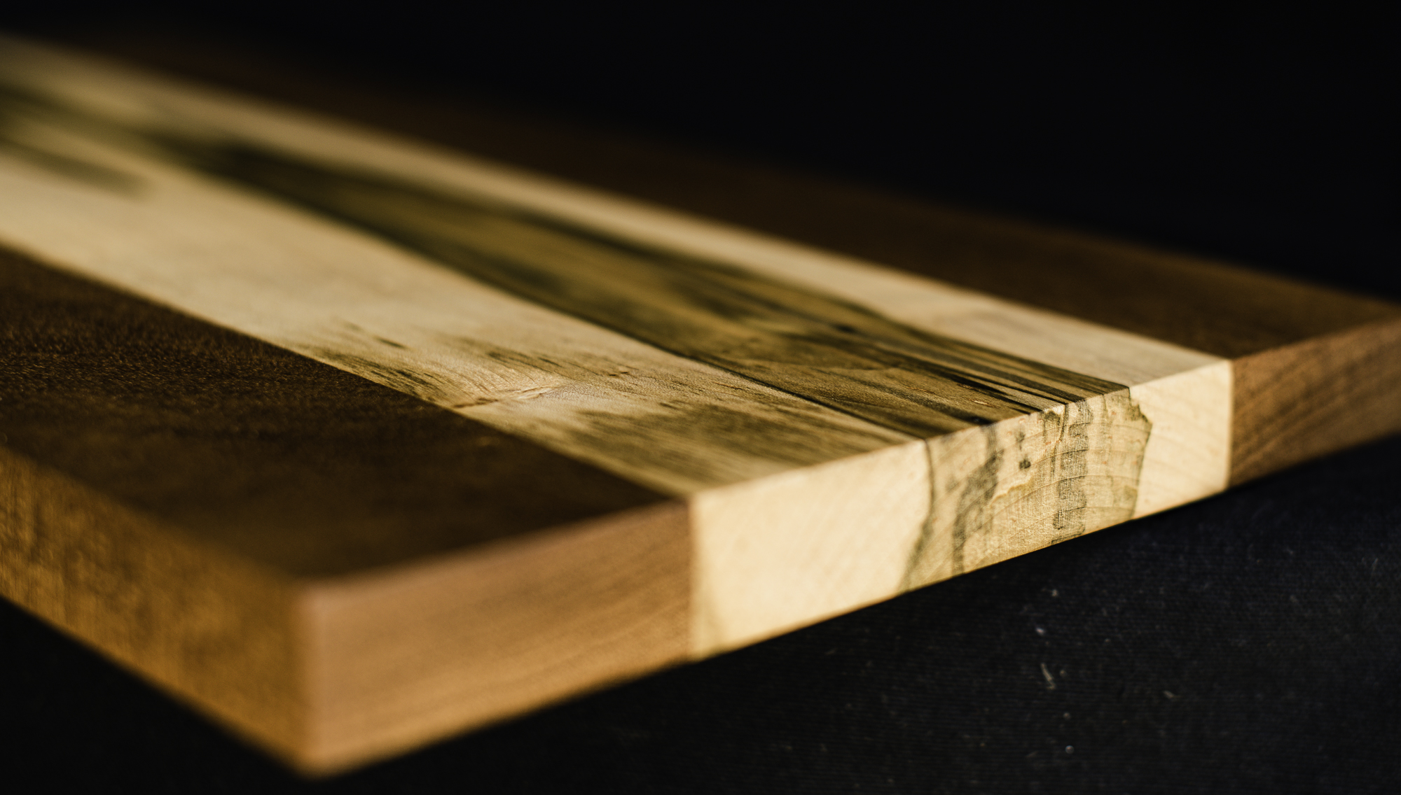 Custom Serving Board Spalted Maple
