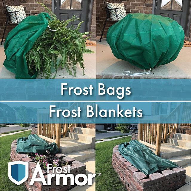 Our frost bags and blankets help keep your plants protected from early and late frost. 
Link in our bio! 
#frost #frostprotection #garden #gardening #landscaping #gardenarmor #frostarmor