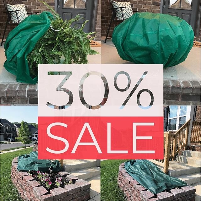 Worried about #morningfrost wrecking your freshly planted plants? We are holding a sale this week on our #frostprotection bags and blankets. Protect those plants with our Frost Armor bags and blankets! 
Link in our bio! 
#frost #frostplants #garden #