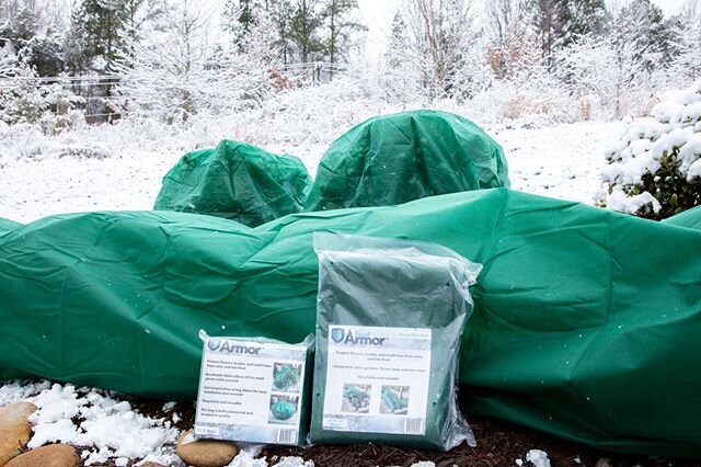 Our Frost Armor is on sale! Protect those freshly planted plants from these late cold evenings and early mornings! 
Link in Bio! 
#frost #frostbag #frostblanket #frostarmor #garden #gardencenter #gardeninghelp #landscapegardening #gardeningtools #gar