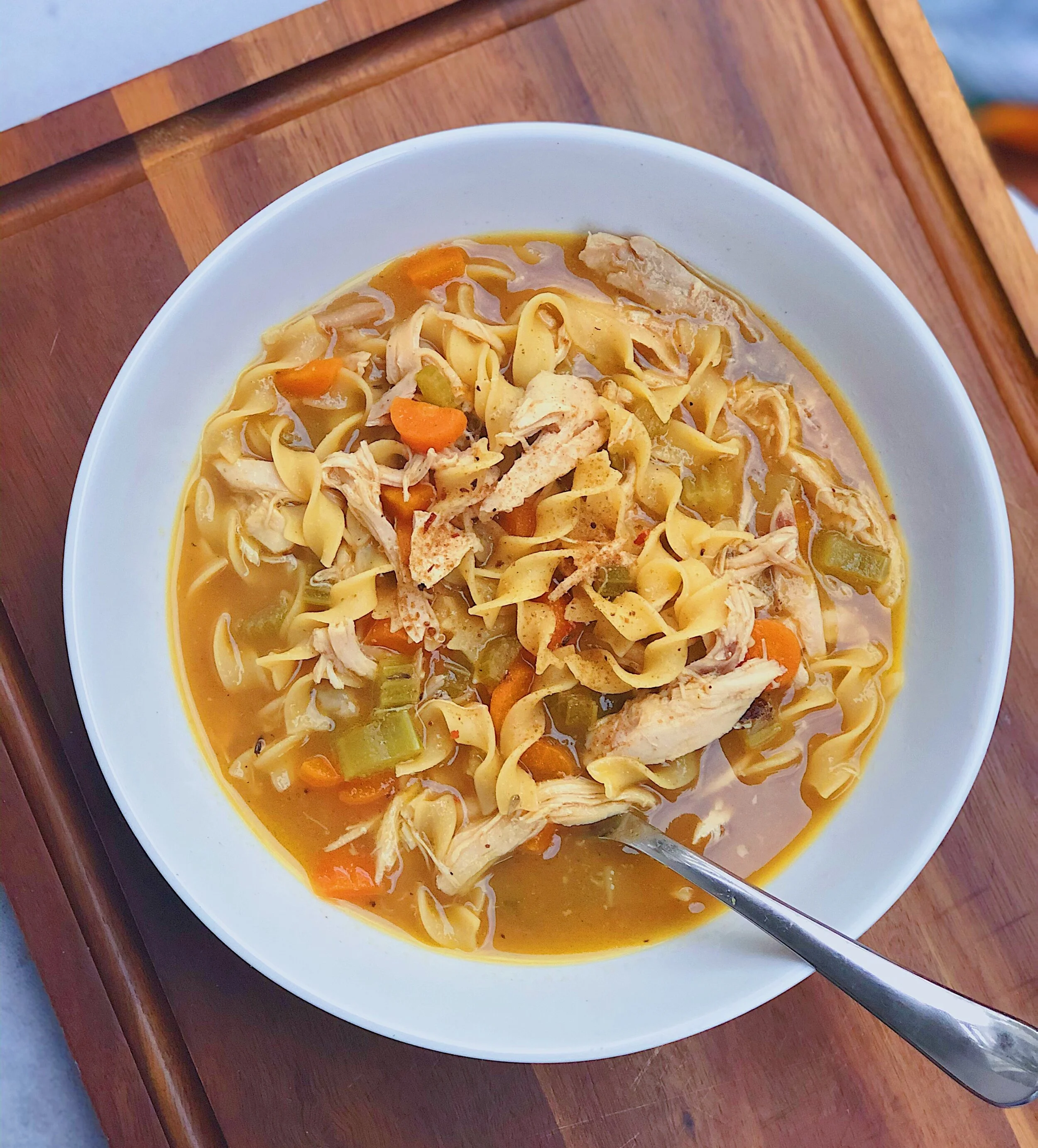 The BEST Homemade Chicken Noodle Soup (InstantPot + StoveTop) — Rockin