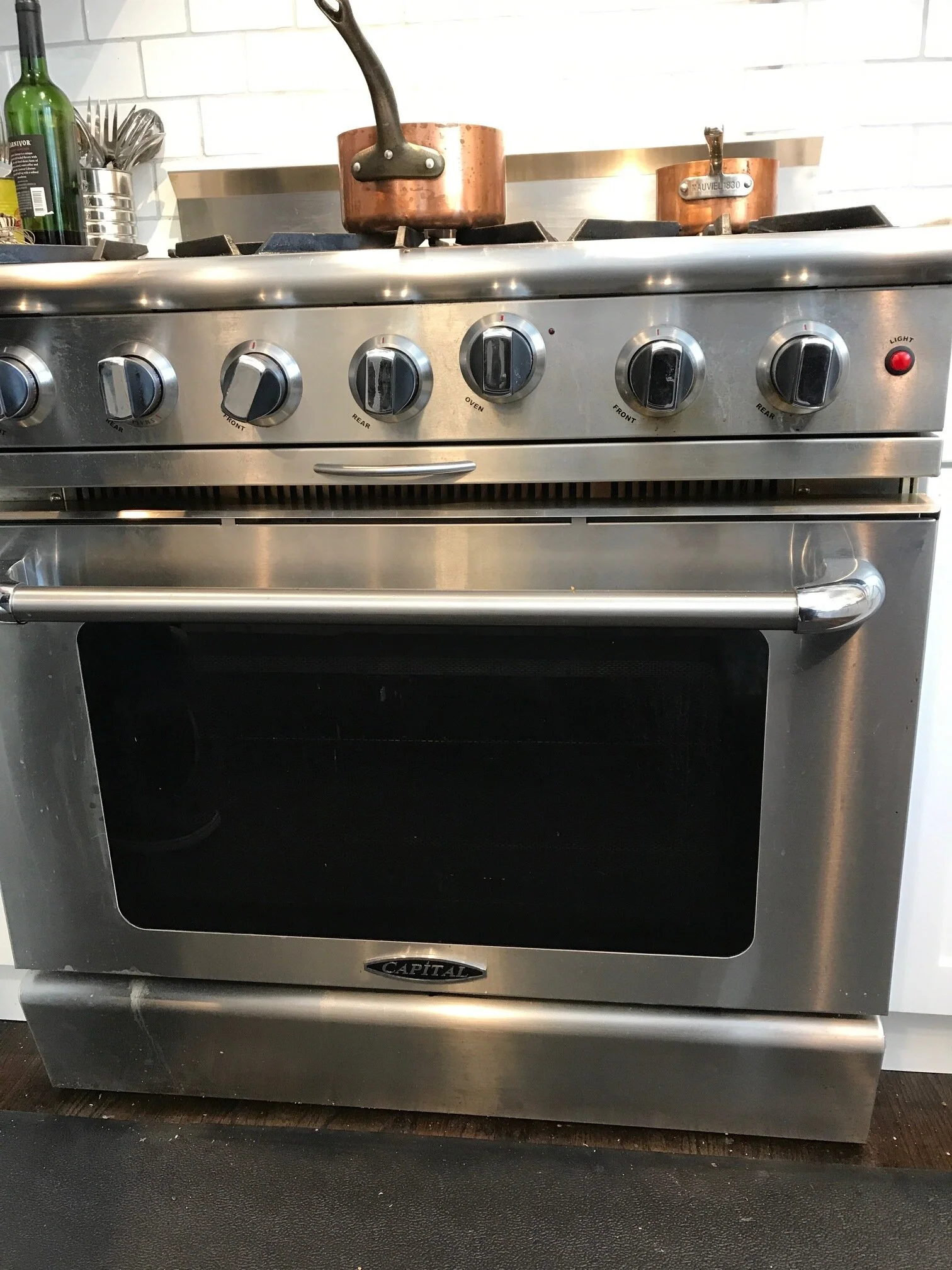 Capital Range - Culinarian 36″ Gas Manual Clean Range