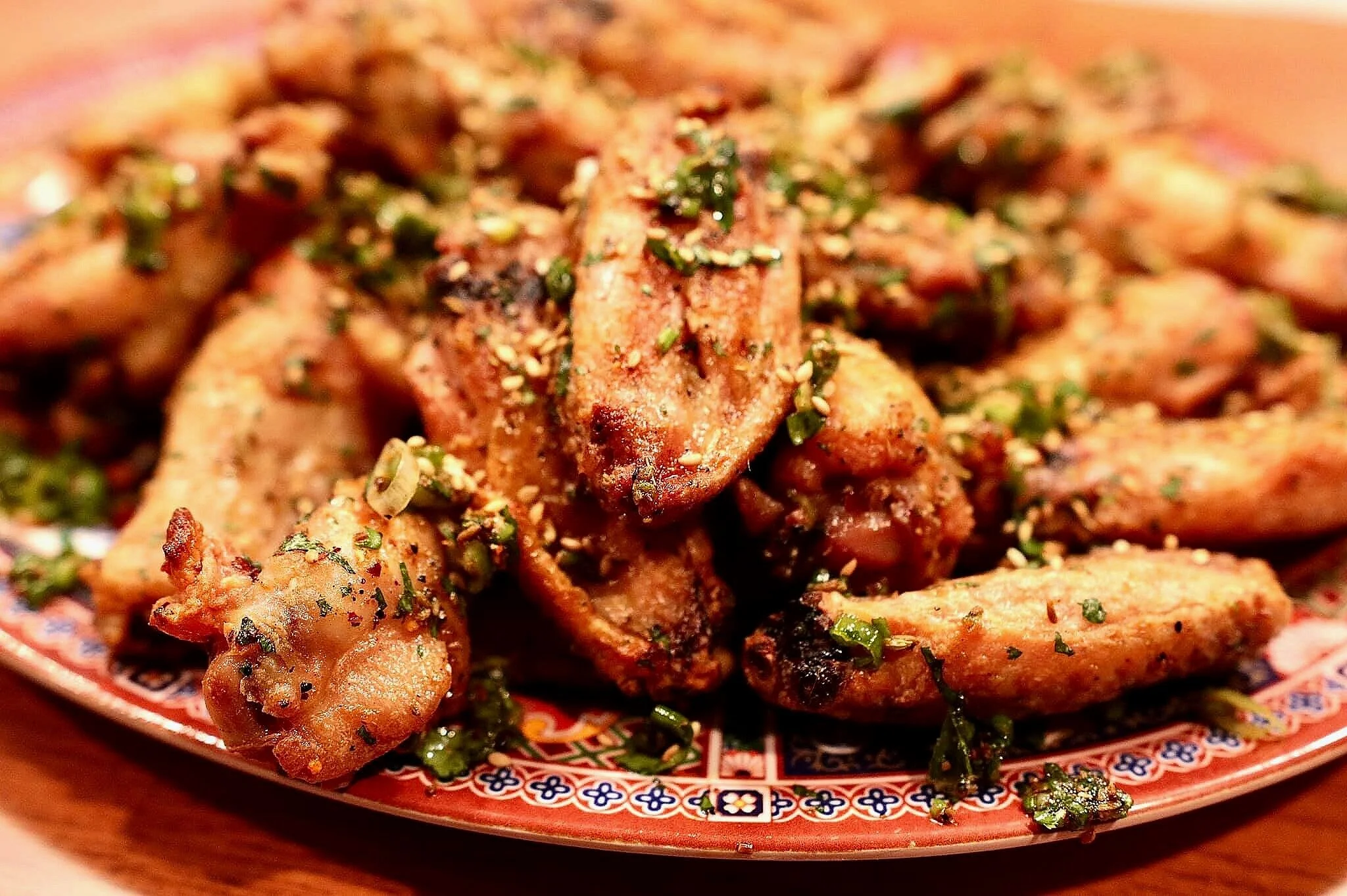 Hot and Numbing (Ma La) Oven-Fried Chicken Wings