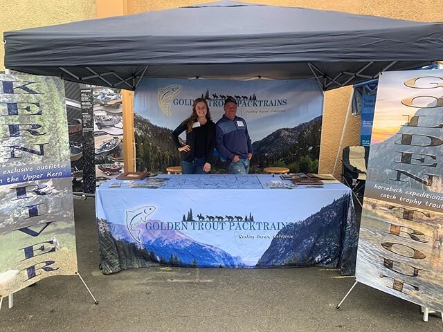 Come see us outside @theflyfishingshow and book your trip! The summer is filling up fast and we want to be packing YOU in this summer! #pleasanton