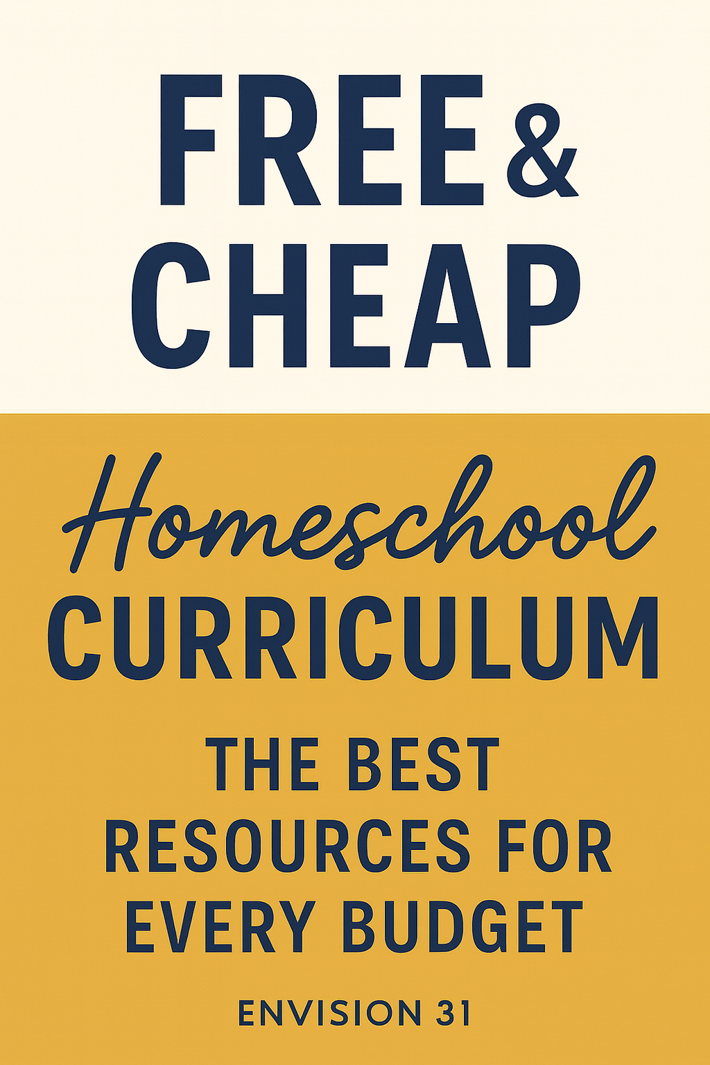 Free &amp; Cheap Homeschool Curriculum: The Best Resources for every budget