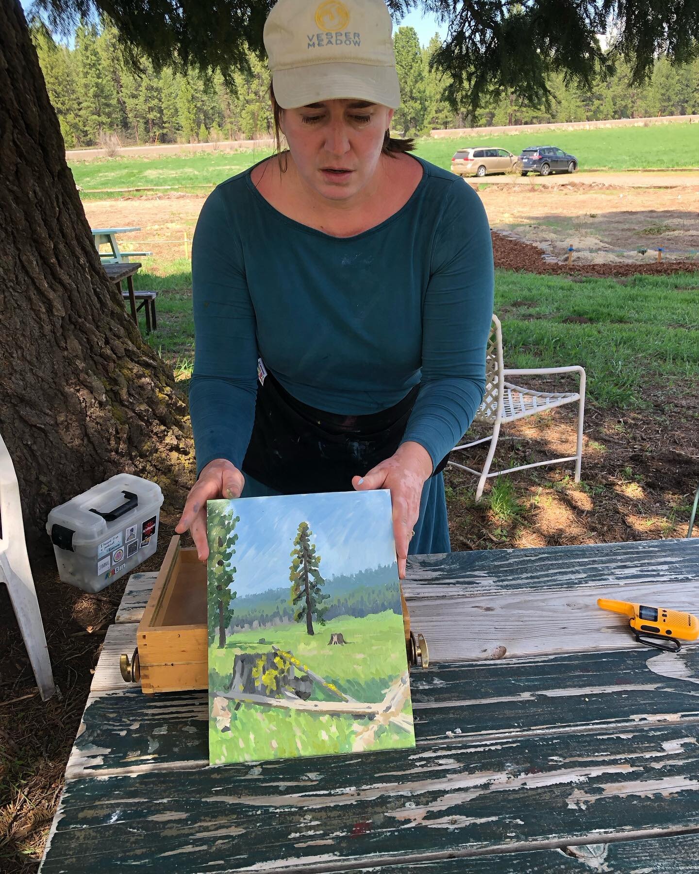 Plein air painting vibes ✨ abound

Artists are telling the story of the land renewed, the beauty, the relationships. These paint out events are free and open to everyone. 

Thanks to @sarahfburns for organizing another great event! We look forward to