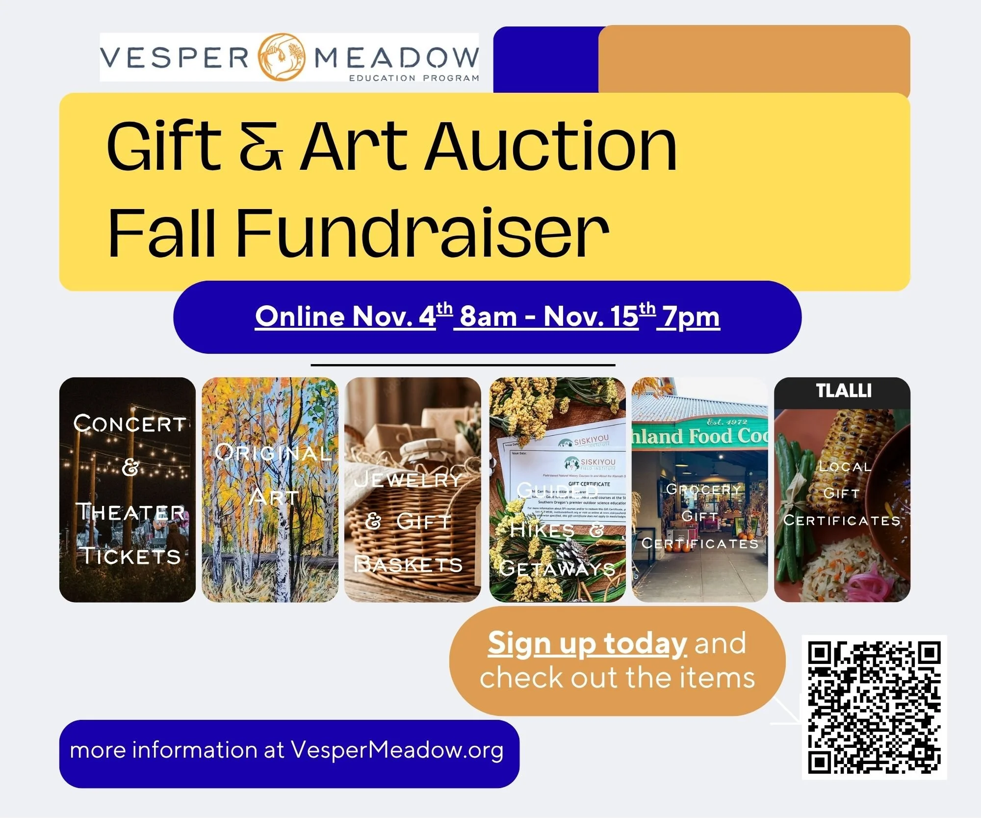 Gift and Art Auction: Online Fundraiser
