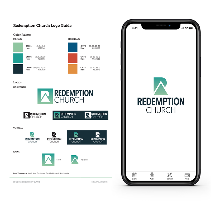 Redemption Church Logo Design Shelby Arnett Design Redemption Church Logo Design Shelby Arnett Design