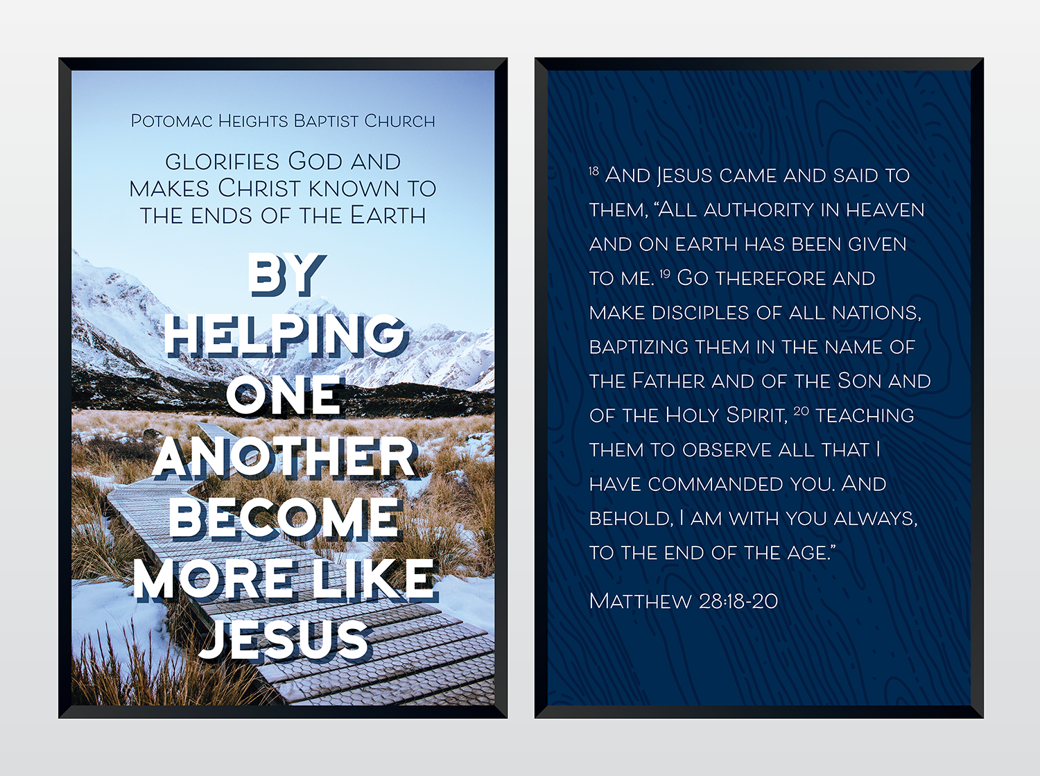 PHBC Mountains Mission Poster