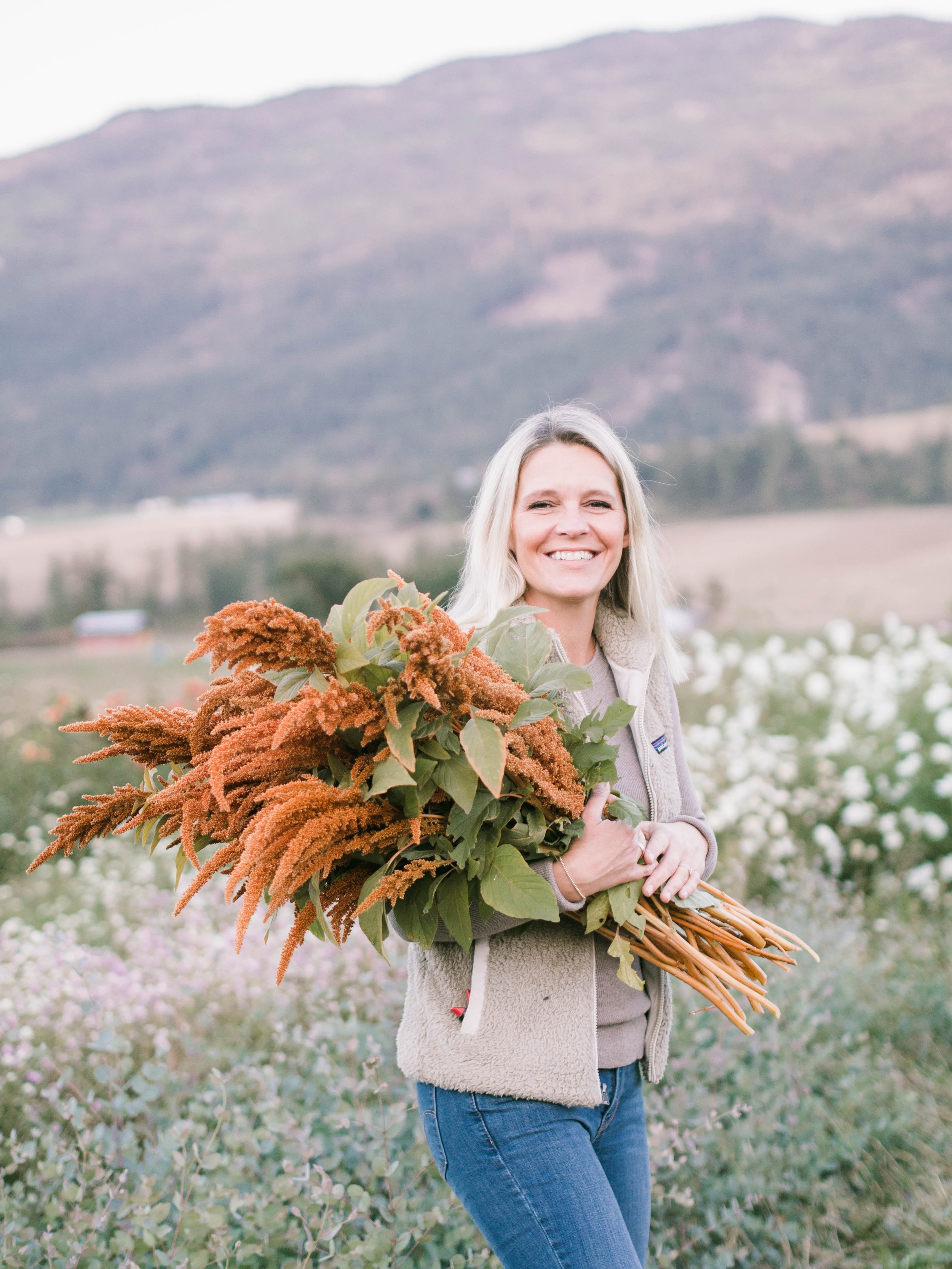 Okanagan flower farmer