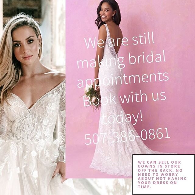 We would love to be a part of your special day ❤️ #bridal #mnbride #wedding #allurebridal #madisonjames #wilderly #shopsmall #supportlocalbusiness #mankato