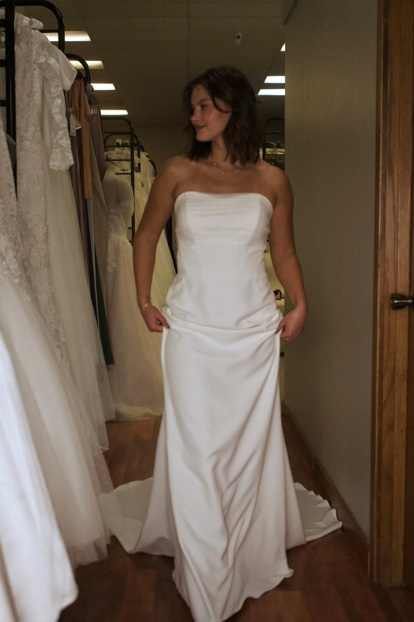 Walking down the aisle (or our hallway) we want to see you in this gorgeous dress✨

Call us to schedule your bridal appointment! 507-386-0861