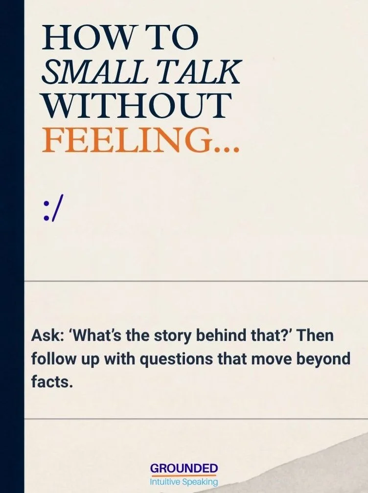 Do you feel like you FLOP at Small talk.
The classic freeze behind the phrases:

&ldquo;What do you do?&rdquo; &ldquo;Where are you from?&rdquo; &ldquo;How&rsquo;s your day going?&rdquo;

Honestly, there&rsquo;s nothing wrong with them. But they ofte