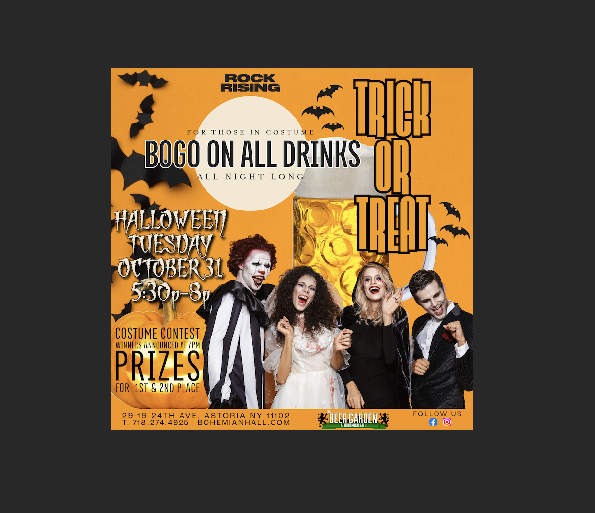 Halloween Costume Competition @ Bohemian Beer Garden