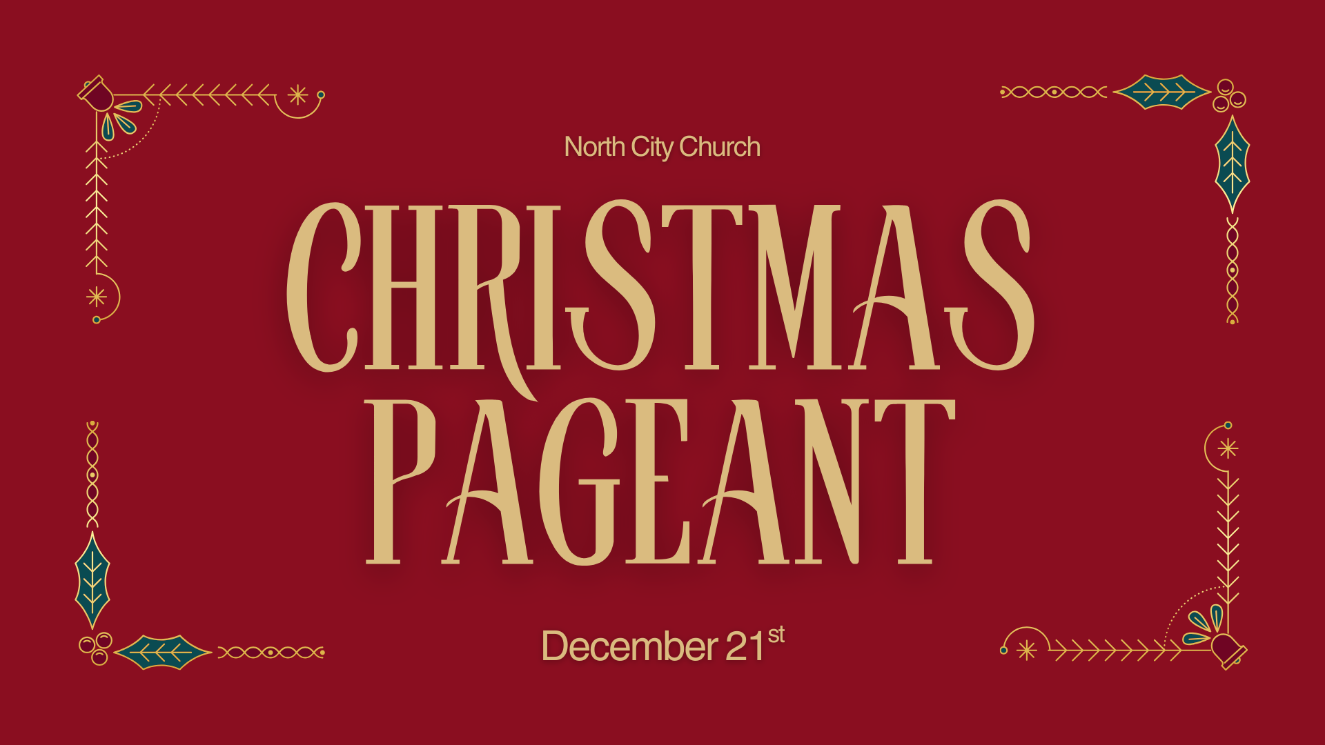 Christmas Pageant Brunch Church 