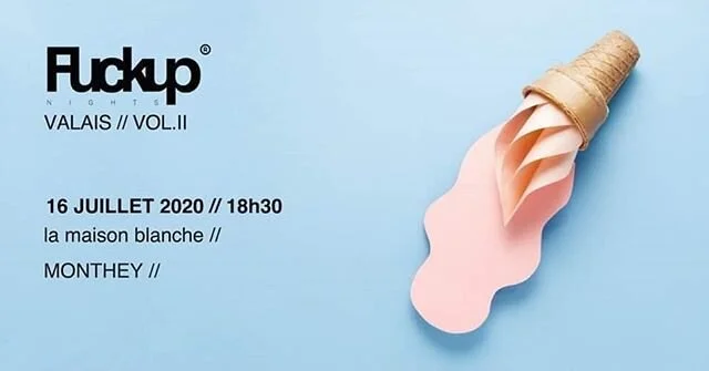 Durant les #fuckupnights, on valorise les "échecs" qui peuvent devenir des tremplins. Réservez le 16 juillet, dès 18h30 😉
.
.
.
#rebondiraprèsunéchec #