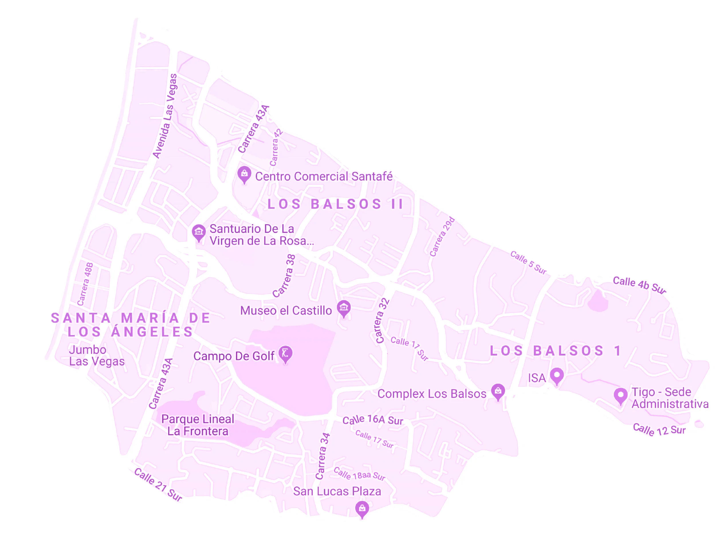 ZONA POBLADO - LOS BALSOS BARRIOS: LOS BLASOS 1 Y 2 , SANTA MARIA DE LOS ÁNGELES Y LA FRONTERA.