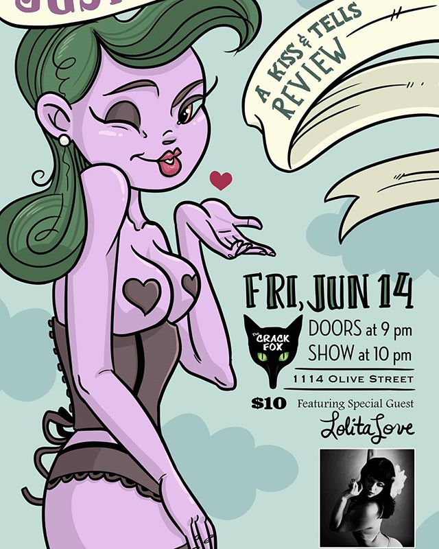 What's next for us! See you there!
#thekissandtells #burlesque #burlyq #burlesk #dance #performance #goseeashow #stlburlesque #stlburlyq @crackfoxstl @roxxy_missbehavin @sofiedesade @violettebleuburlyq @littlebopeepshow @judasandmagnolia #savethedate