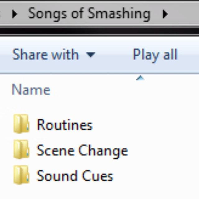It's tech rehearsal day for D&amp;D: Songs of Smashing!

A lot of pieces have to come together in order to create a mainstage show. And compiling all the sound cues, performance music, and transition files is just one part.  Pull on your adventuring 