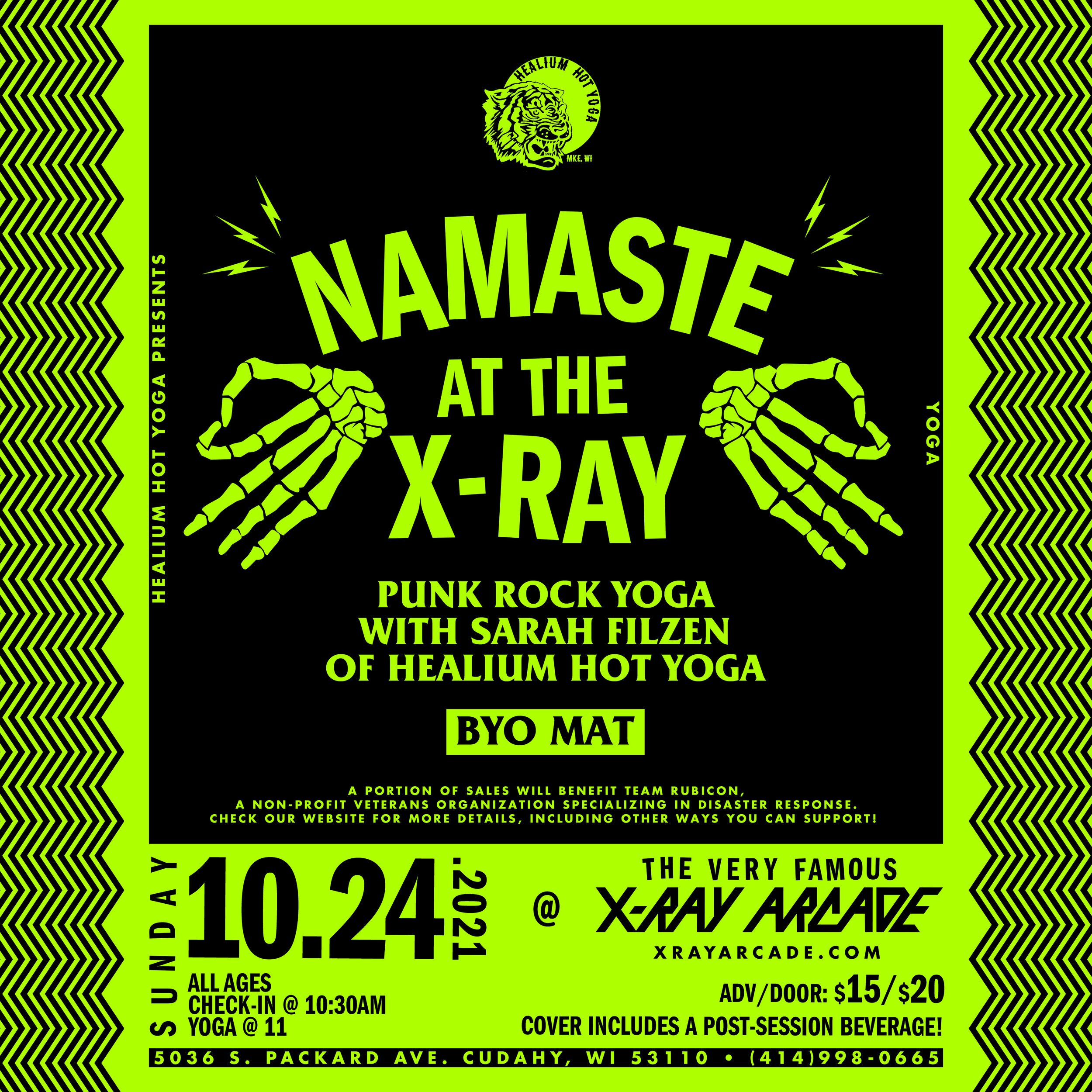 Namaste at the X-Ray