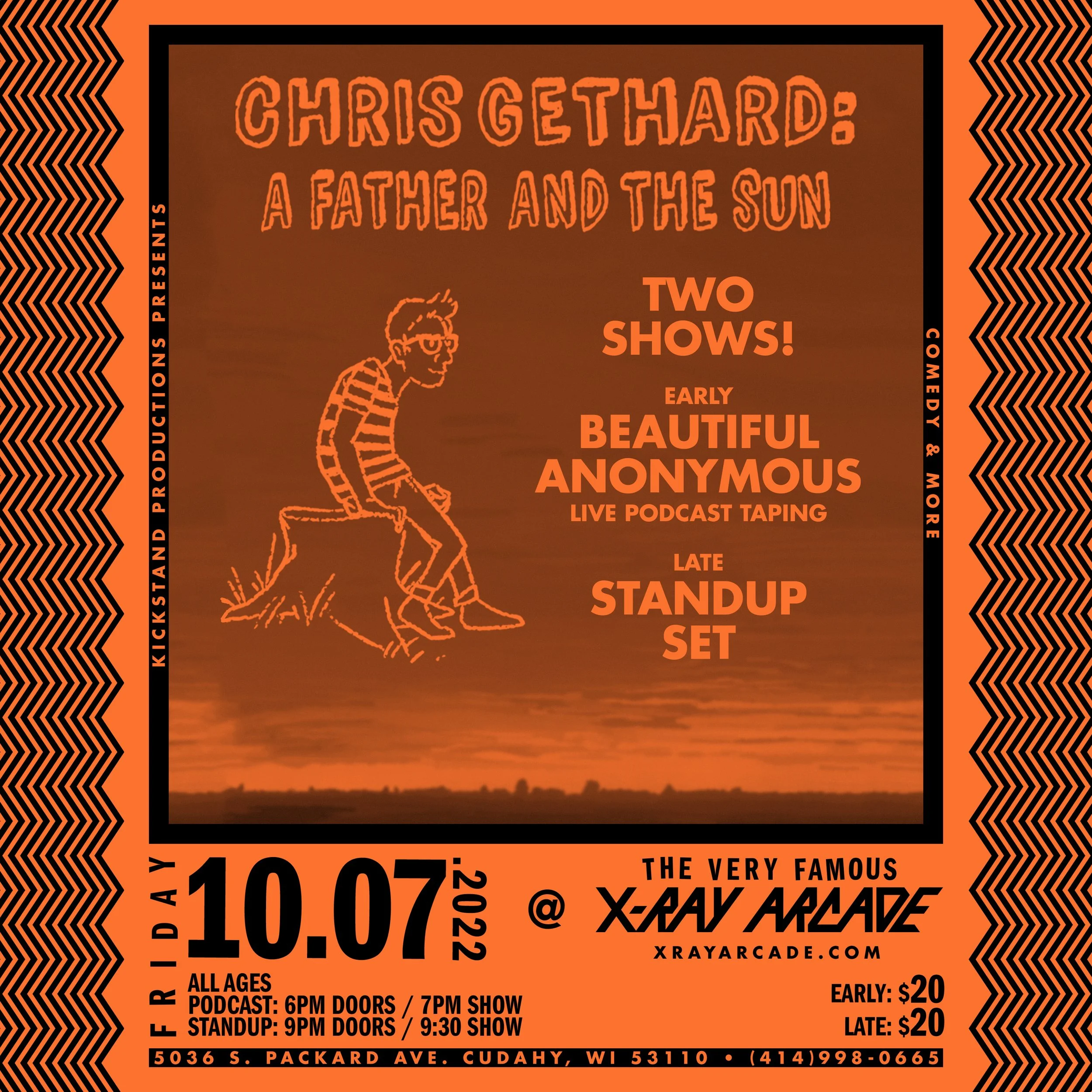 Chris Gethard (Two Shows! Podcast + Standup)