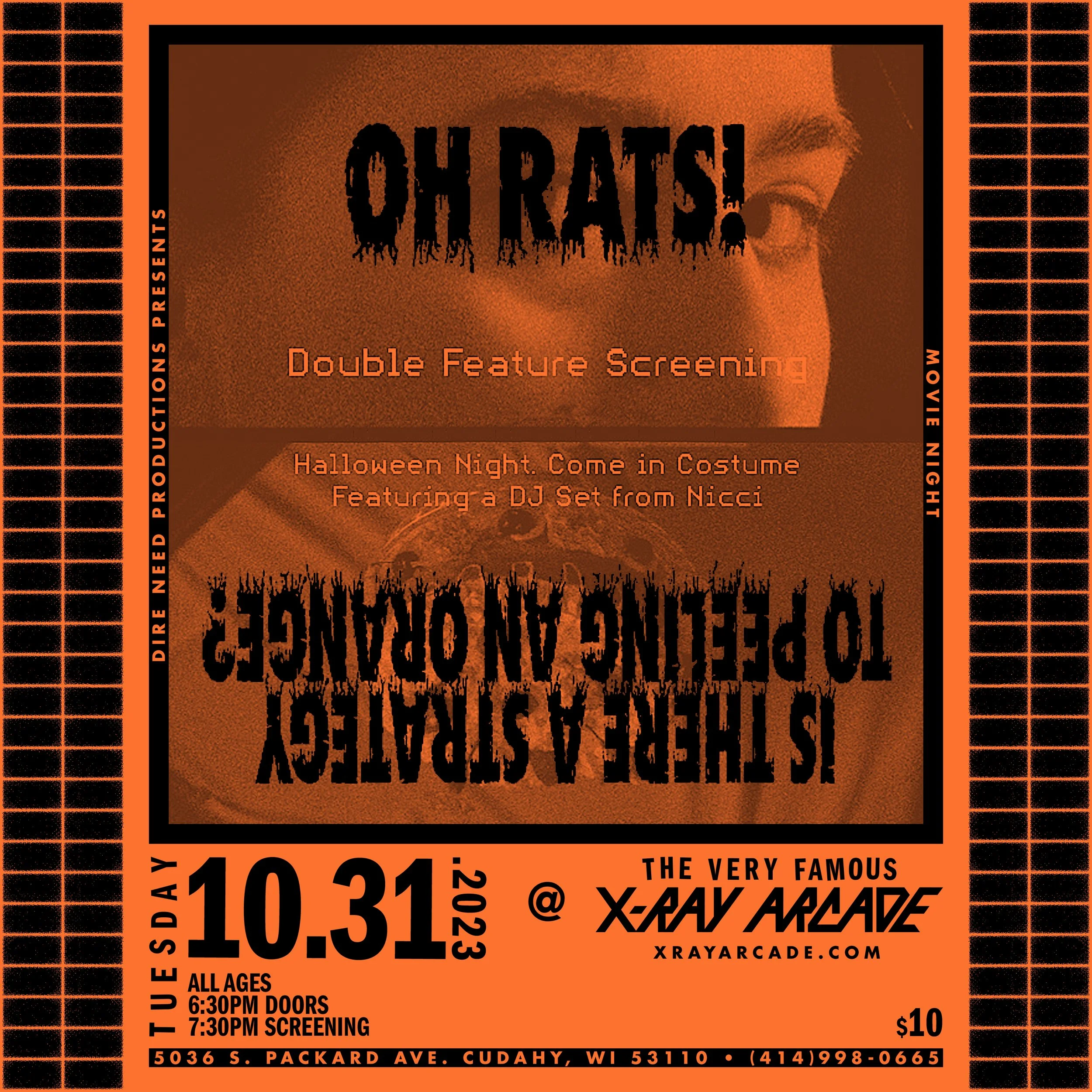 DOUBLE FEATURE SCREENING: Oh Rats! / Is There a Strategy to Peeling an Orange?