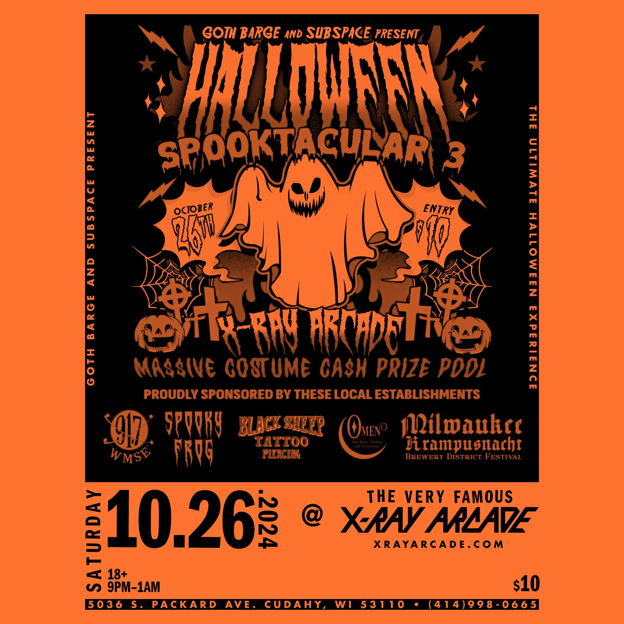 GOTH BARGE + SUBSPACE HALLOWEEN SPOOKTACULAR III