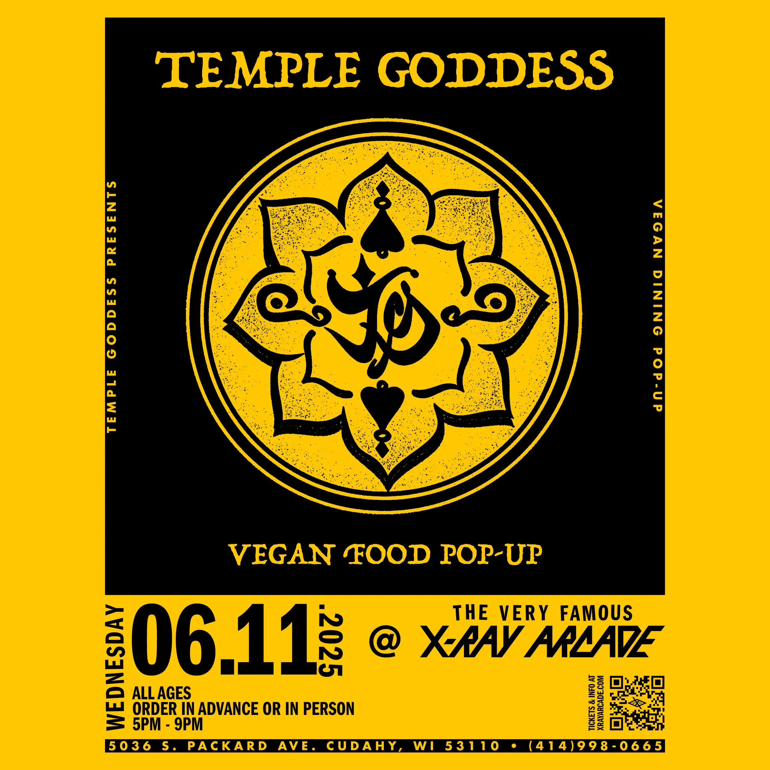 Temple Goddess Vegan Food Pop-Up