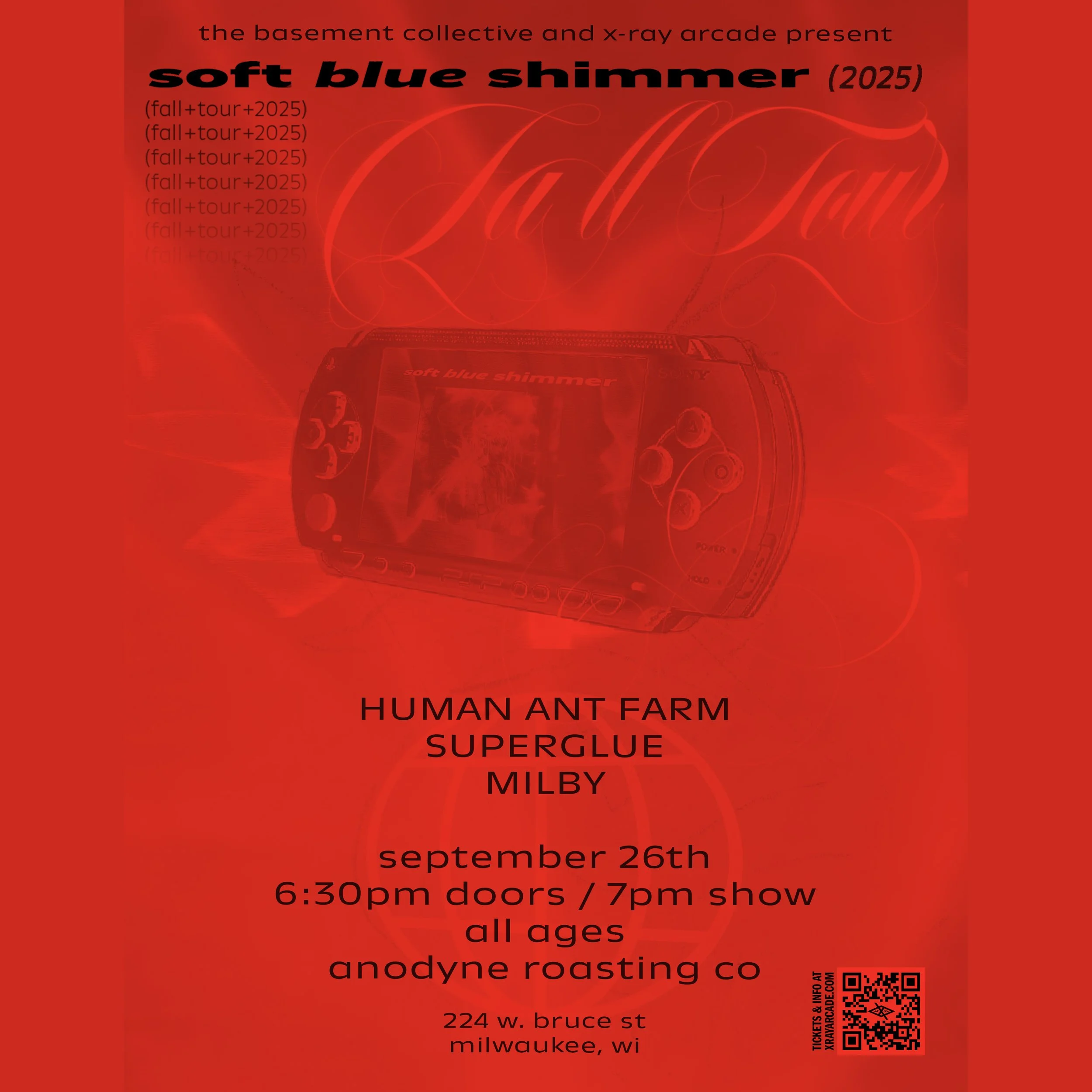 @ ANODYNE: Soft Blue Shimmer / Human Ant Farm / Superglue / Milby