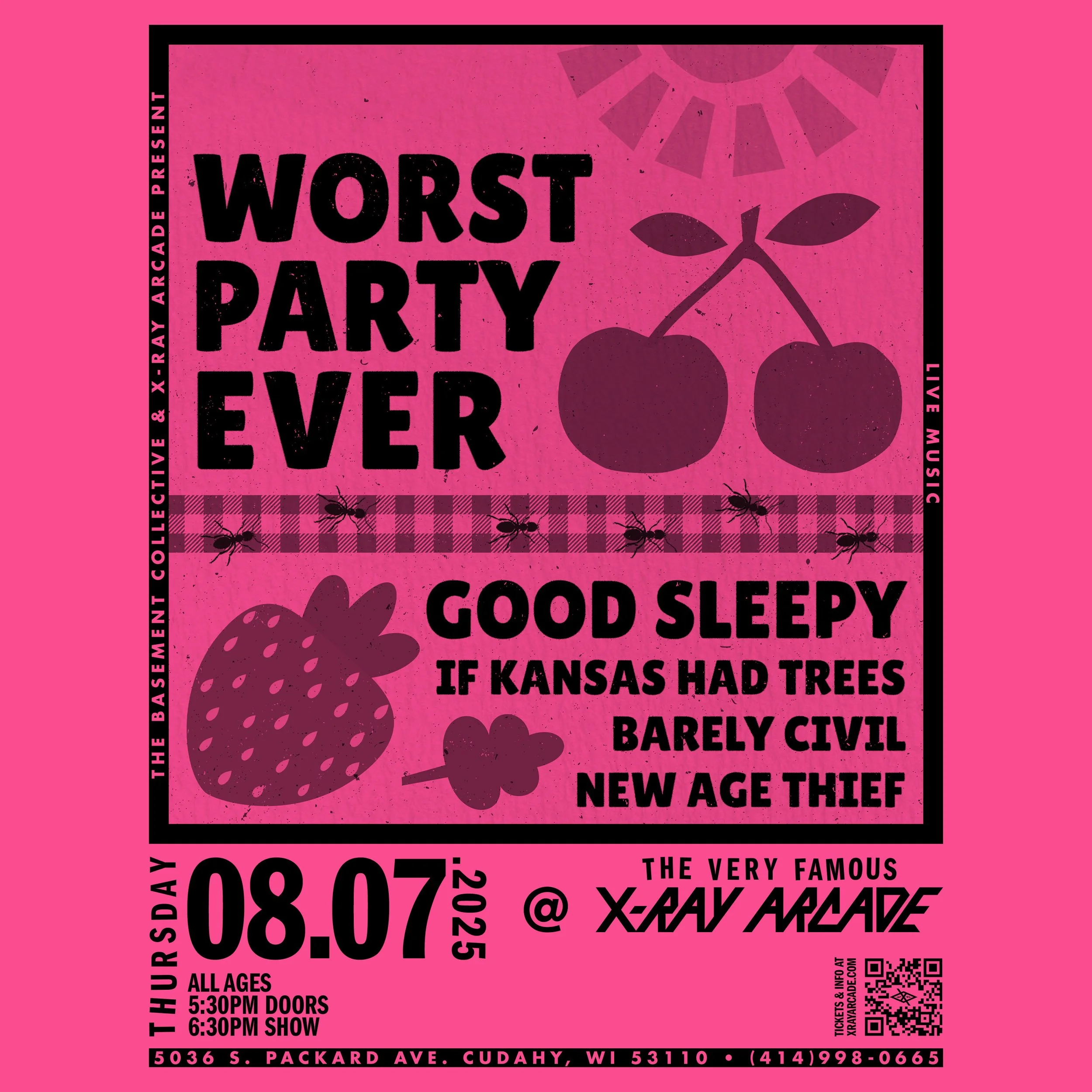 Worst Party Ever / Good Sleepy / If Kansas Had Trees / Barely Civil / New Age Thief
