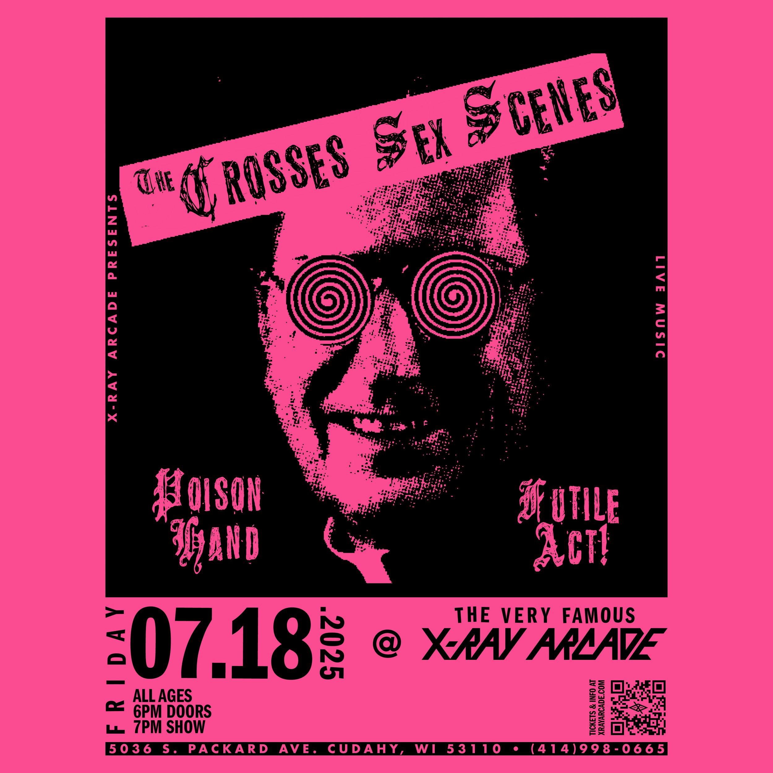 The Crosses / Sex Scenes / Poison Hand / Futile Act!