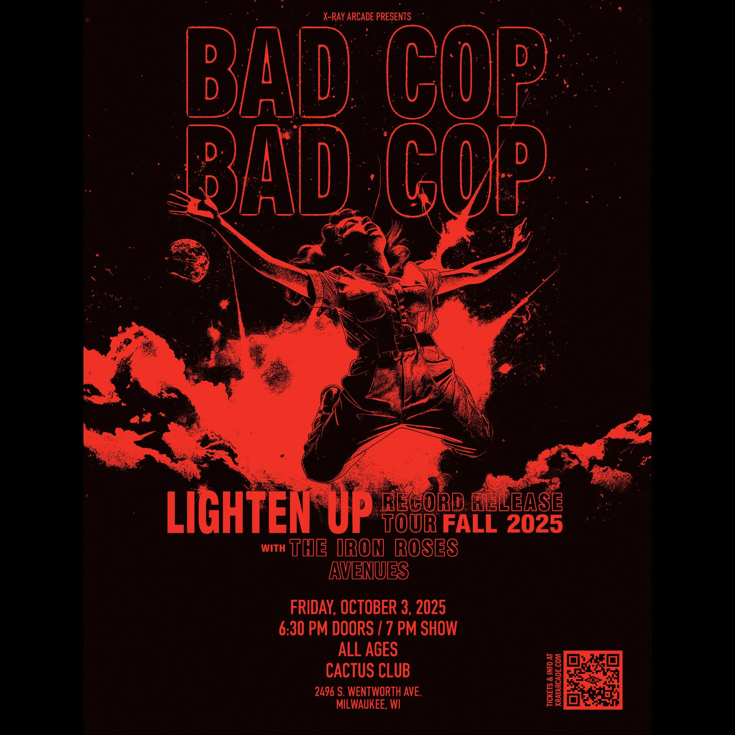@ CACTUS CLUB: Bad Cop / Bad Cop / The Iron Roses / Avenues