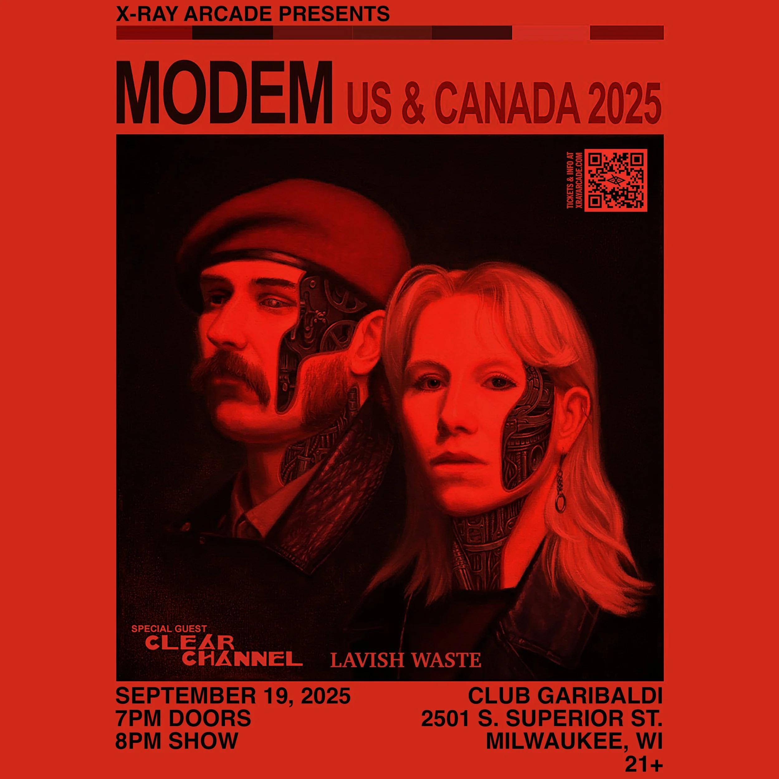 @ CLUB GARIBALDI: Modem / Clear Channel / Lavish Waste