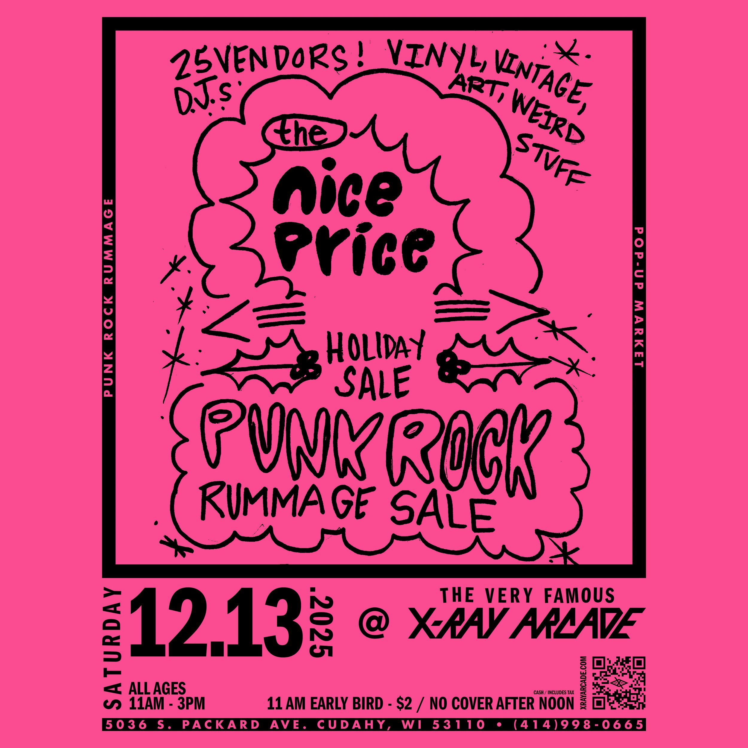Punk Rock Rummage Sale - The Nice Price Holiday Sale