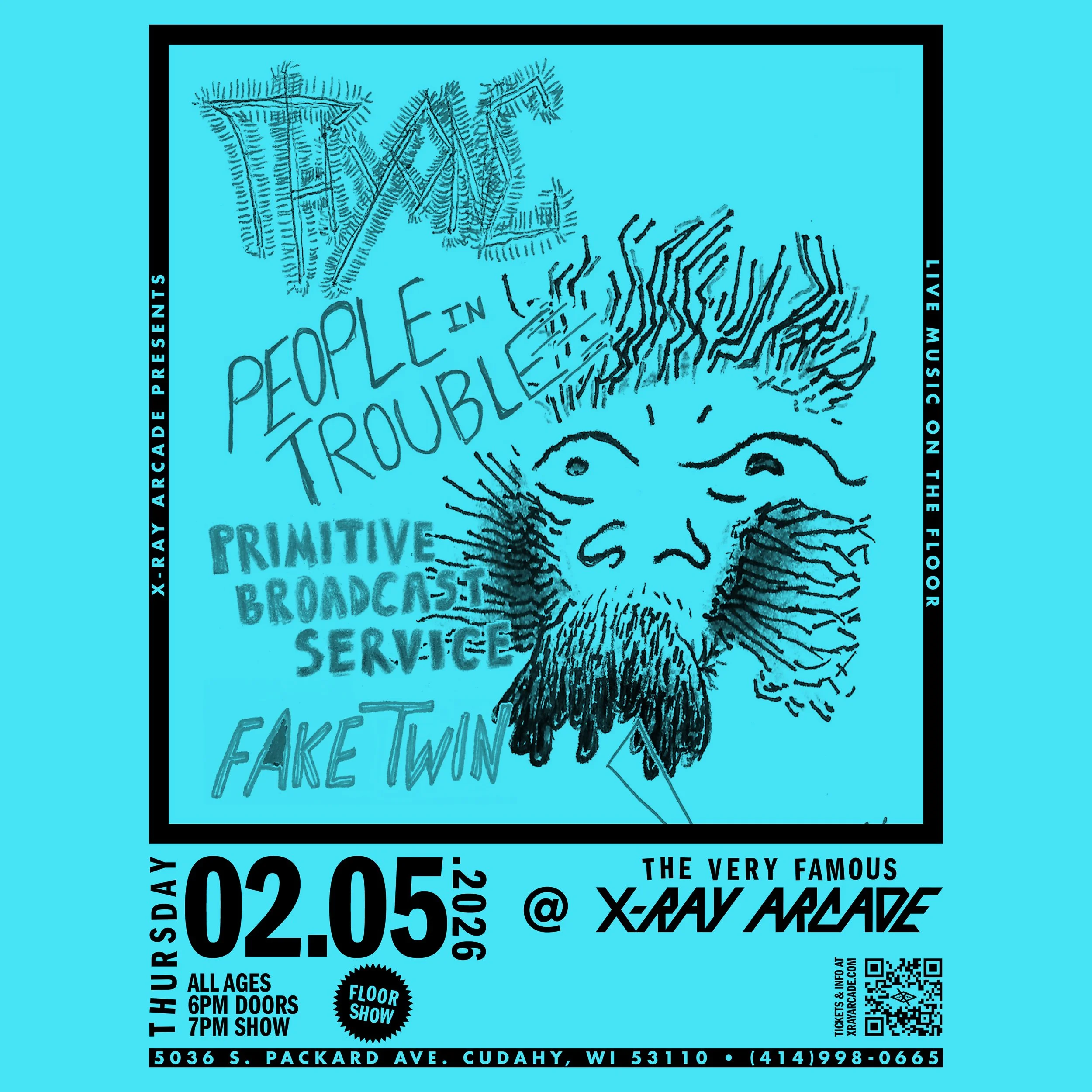 Thyone / People in Trouble / Primitive Broadcast Service / Faketwin