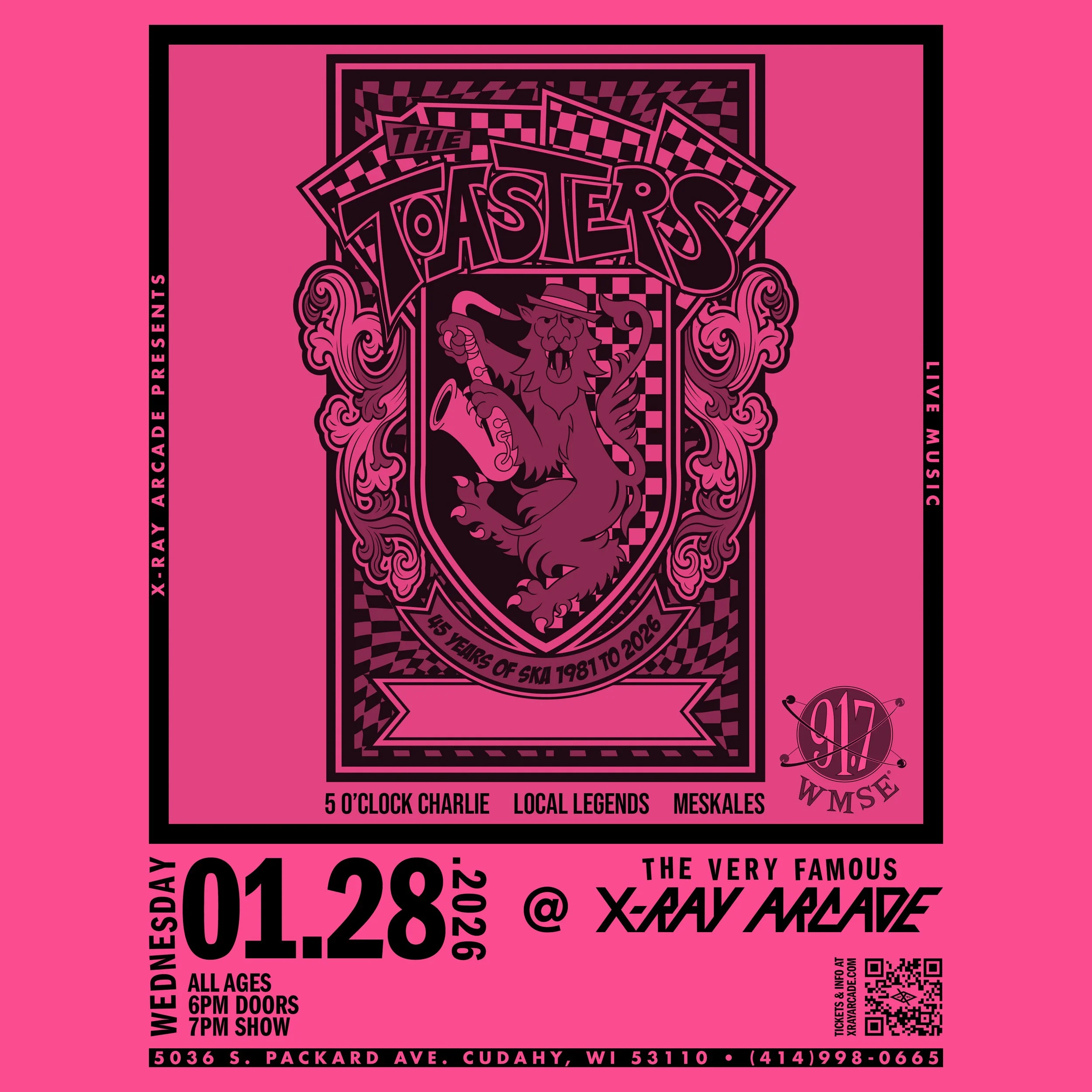 The Toasters / 5 O'Clock Charlie / Local Legends / Meskales