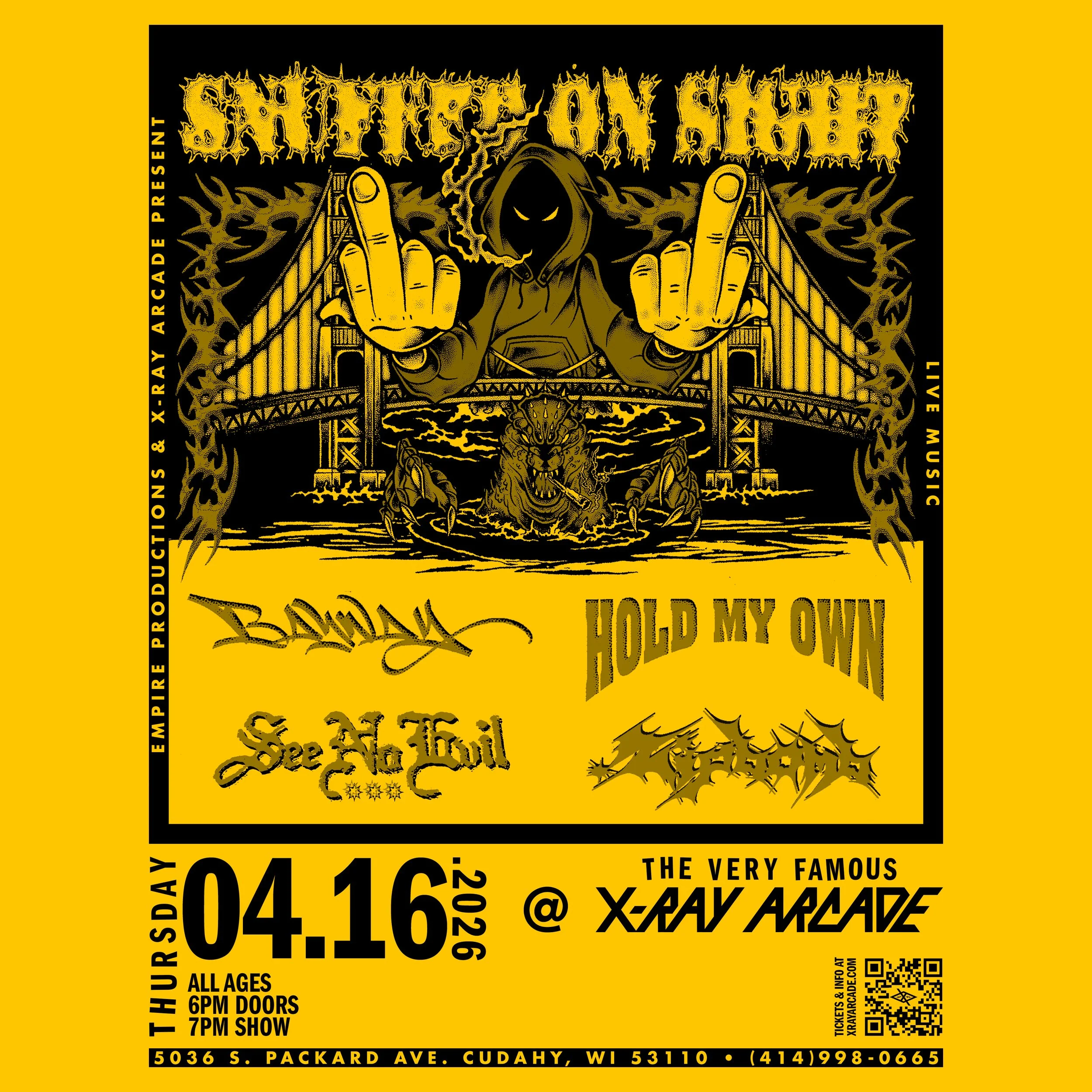 Snuffed on Sight / Bayway / Hold My Own / See No Evil / Zipbomb