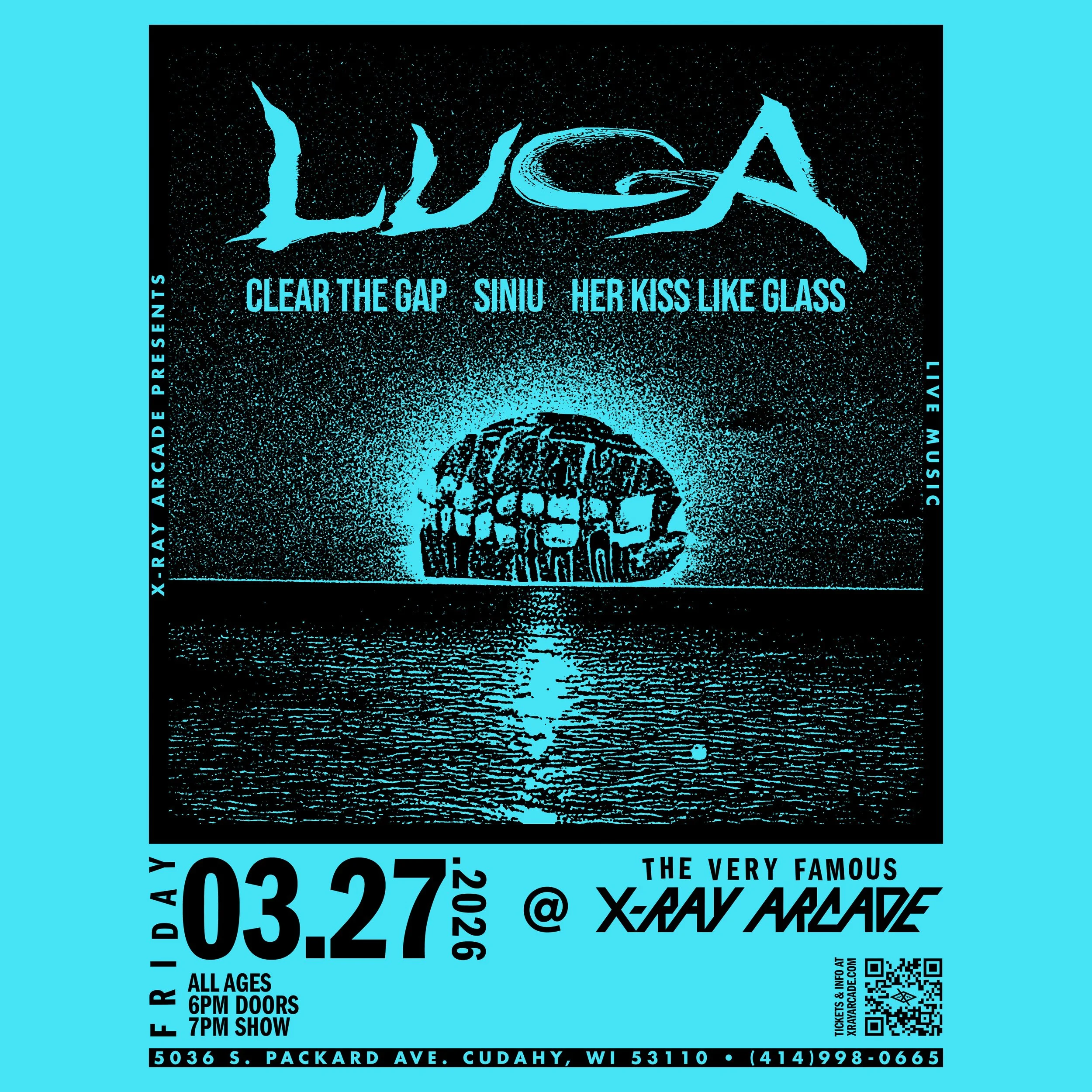 Luca / Clear the Gap / Siniu / Her Kiss Like Glass