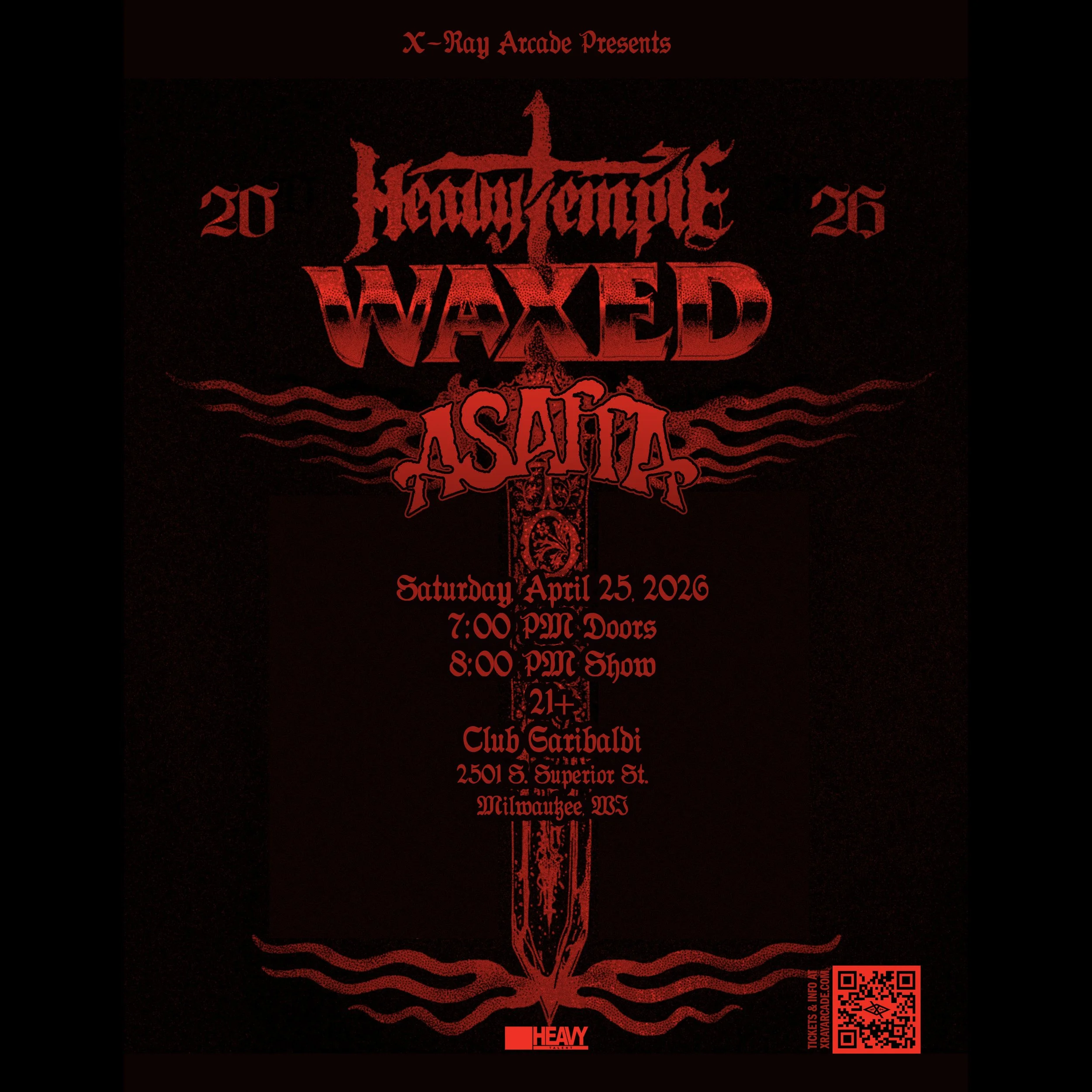 @ GARIBALDI: Heavy Temple / Waxed /  Asatta